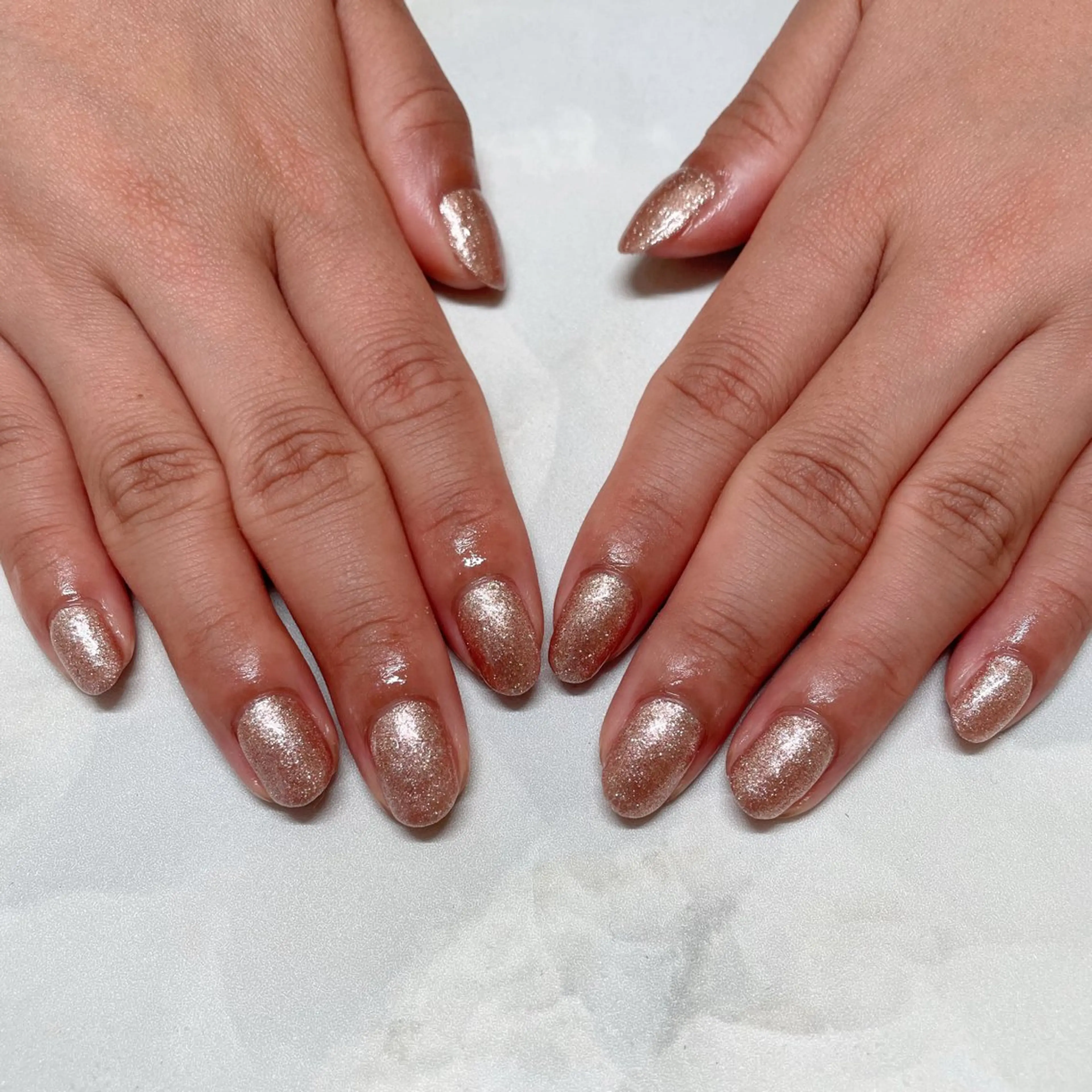 ネイル ラメ(グリッター) ワンカラーネイル seri joieangeのネイルデザイン