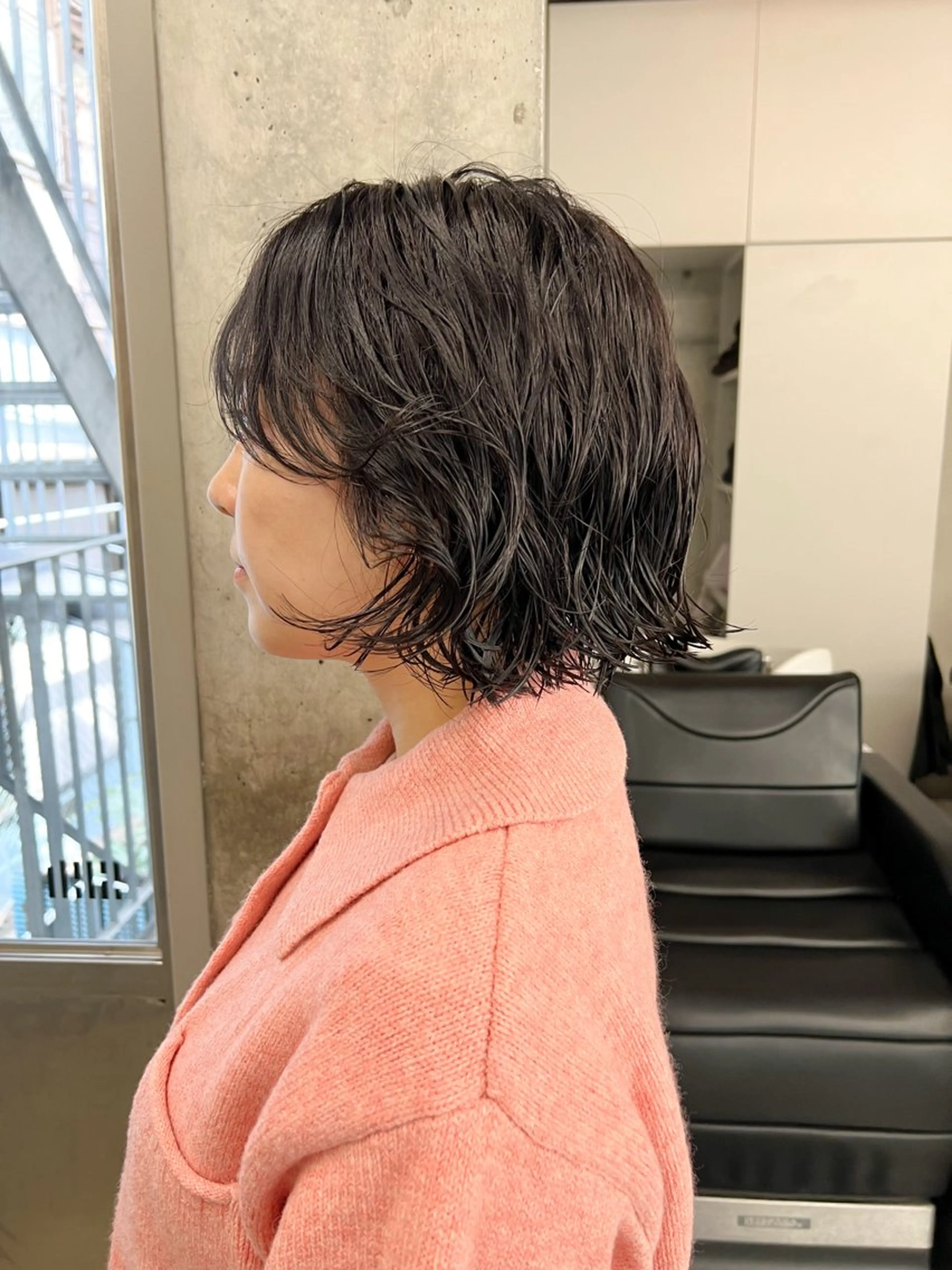 ショート パーマ カット パーマ トリートメント ボブ/パーマ 🐕‍🦺Nagiのヘアスタイル