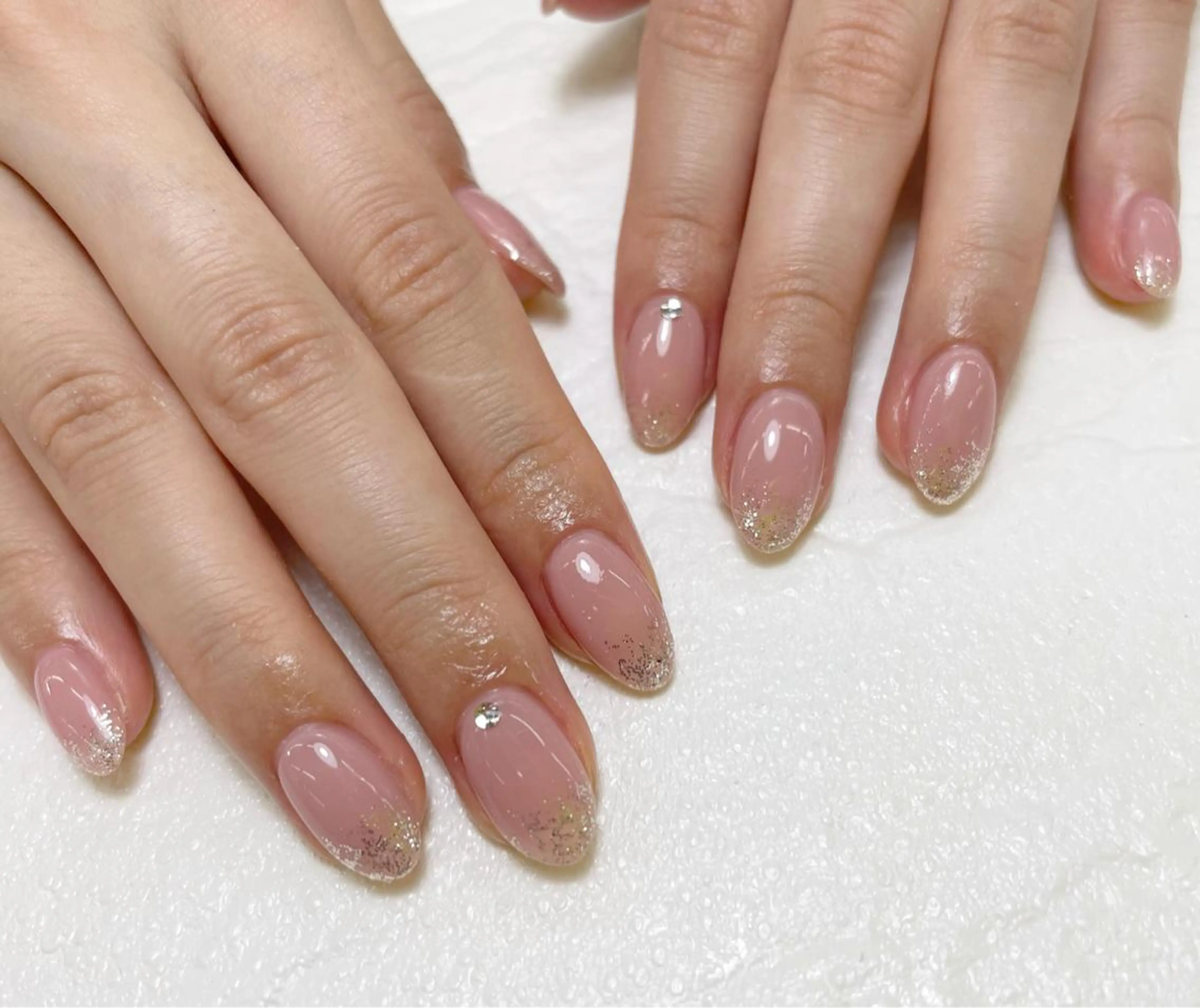 ネイル グラデーション 持ち込み ピンク 春ネイル Nail Blue512所属・Nailist MINORIのネイルデザイン