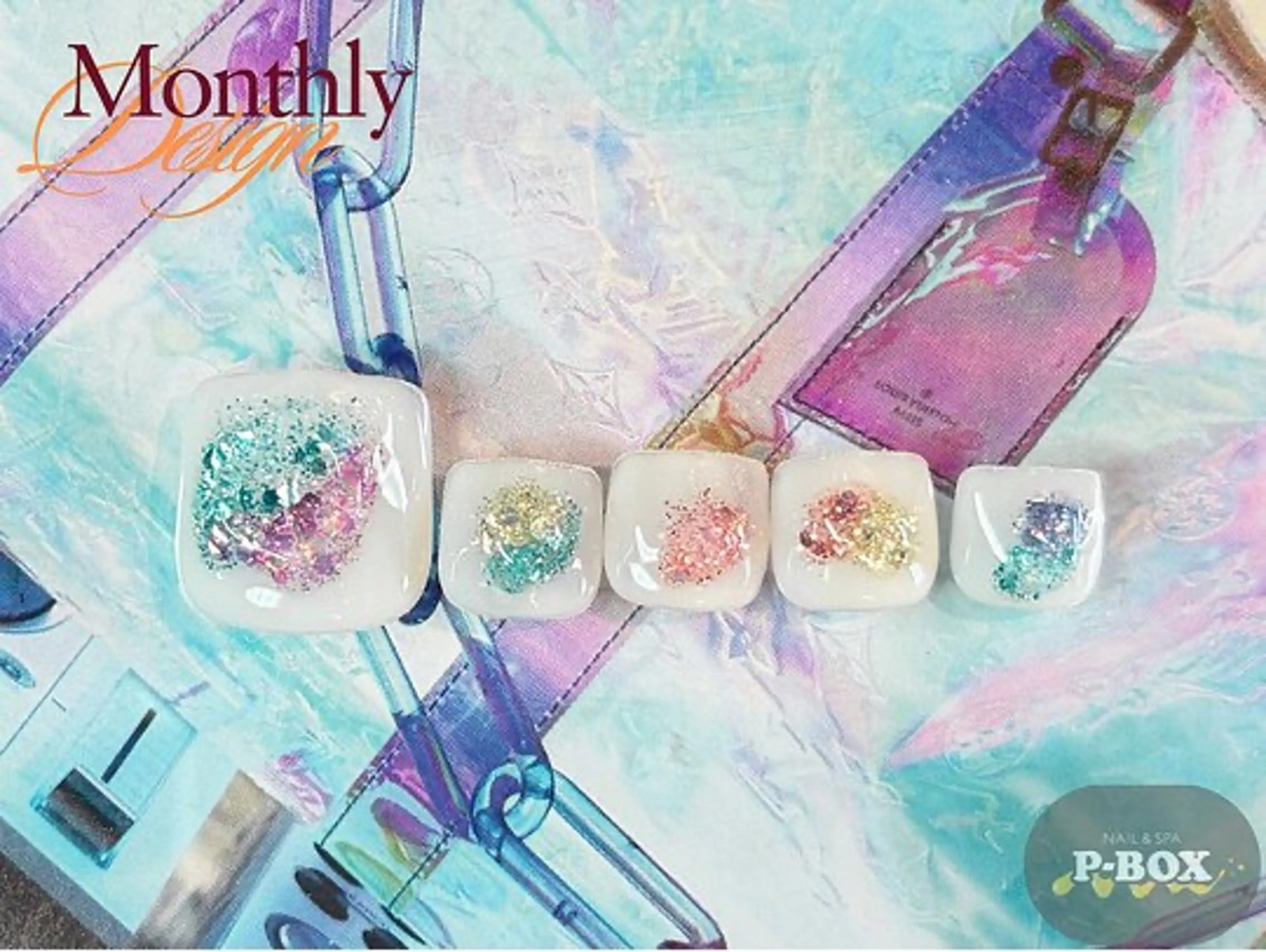 ネイル フットネイル NAIL P-BOX .HACHIのネイルデザイン