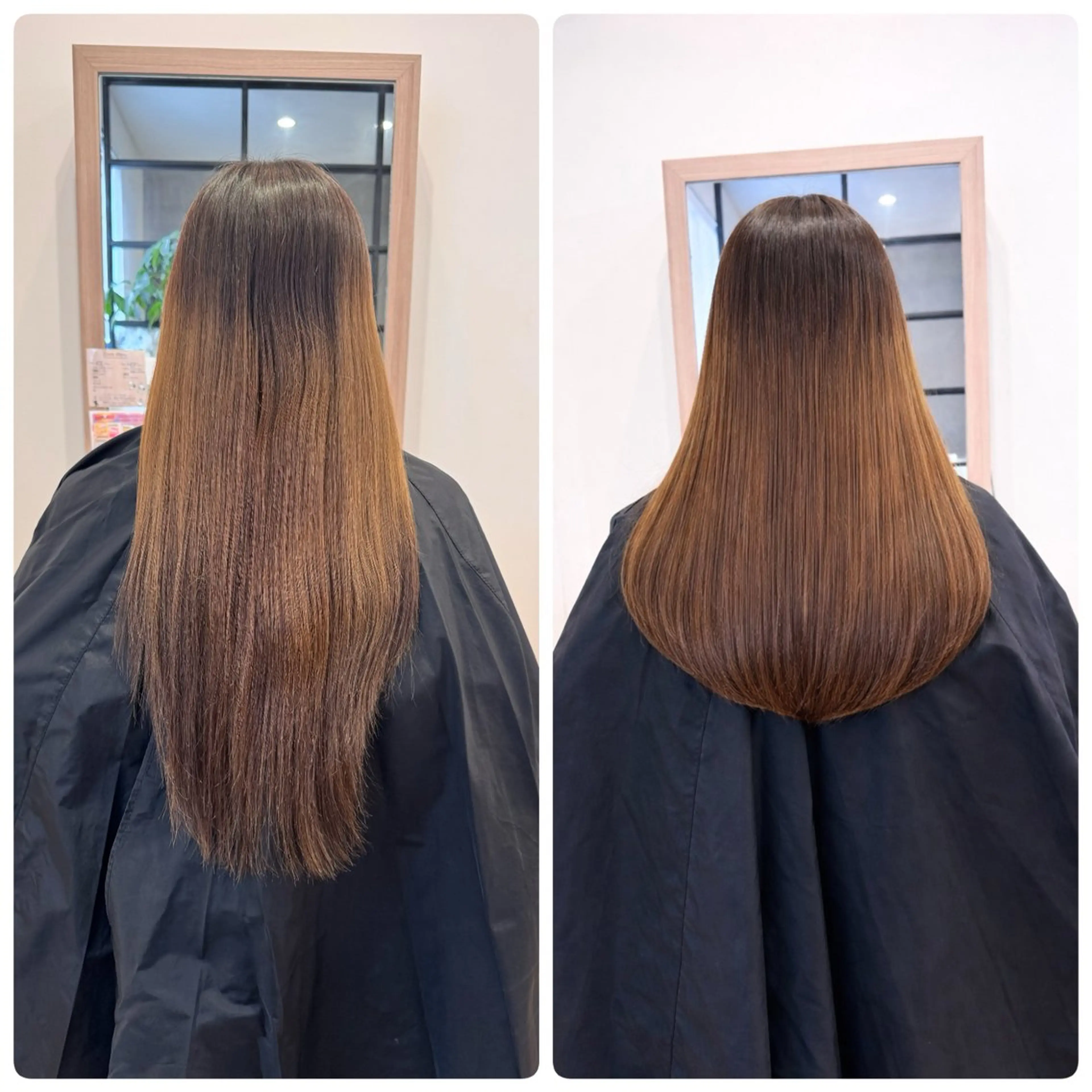 セミロング 髪質改善 レイヤーカット カット ヘアカラー トリートメント ✨髪質改善/ブリーチ /レイヤー/山下竣介のヘアスタイル