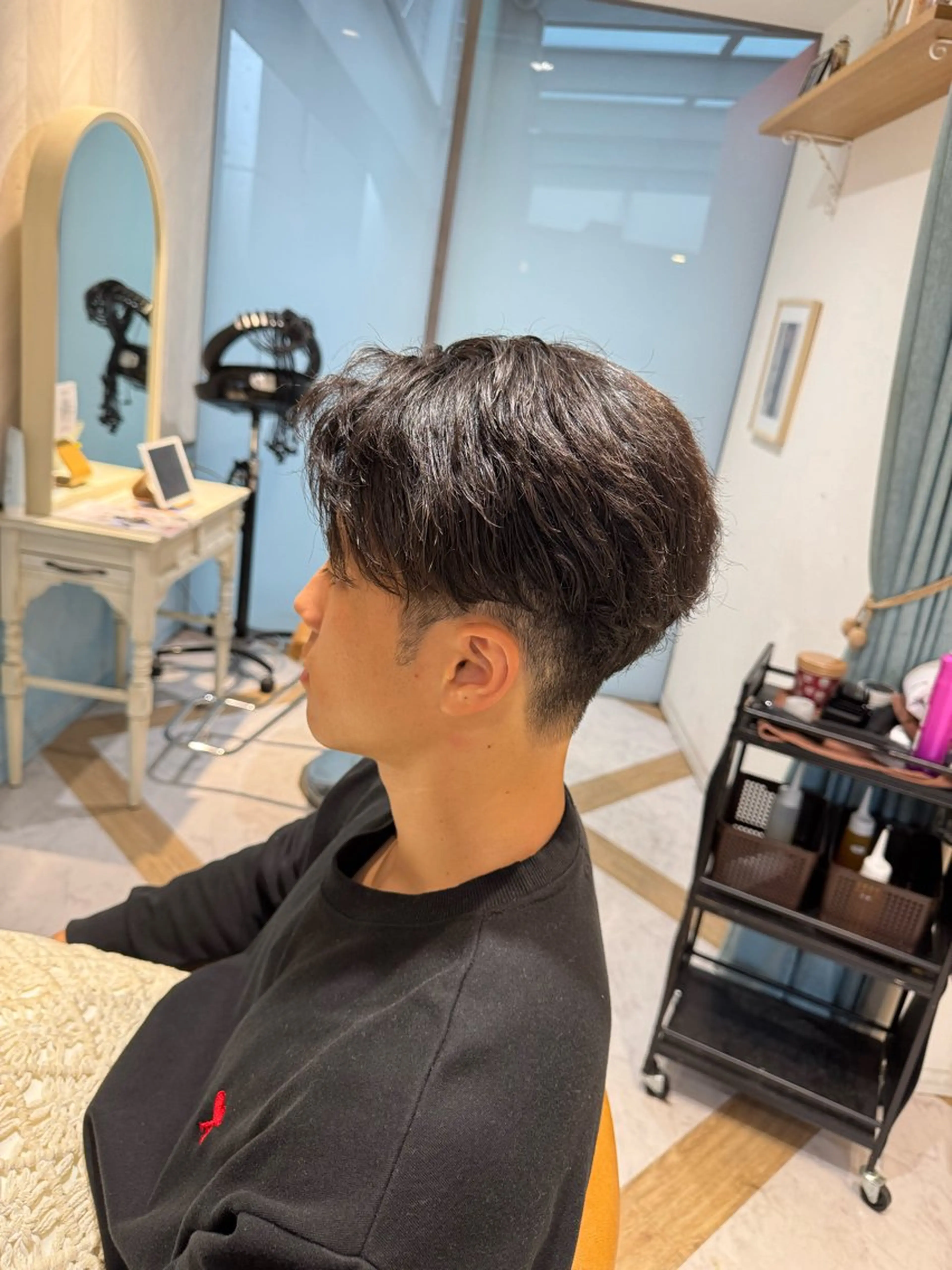 メンズ カット ハクヤ心斎橋 パーマ/縮毛矯正のヘアスタイル