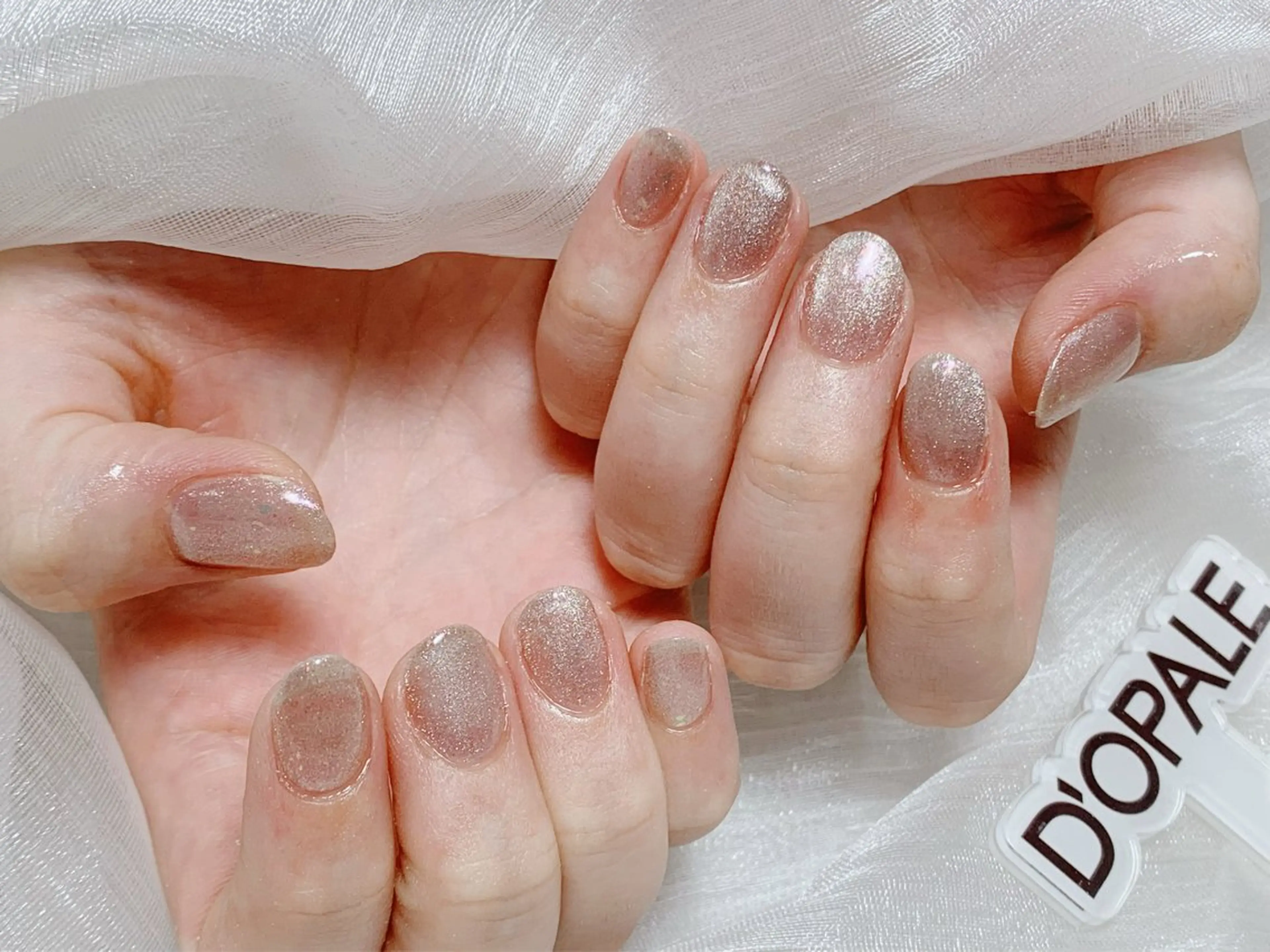 ネイル マグネットネイル マグネットワンカラー ワンカラーネイル U·Mi nail salon所属・U·Mi 上野御徒町容のネイルデザイン