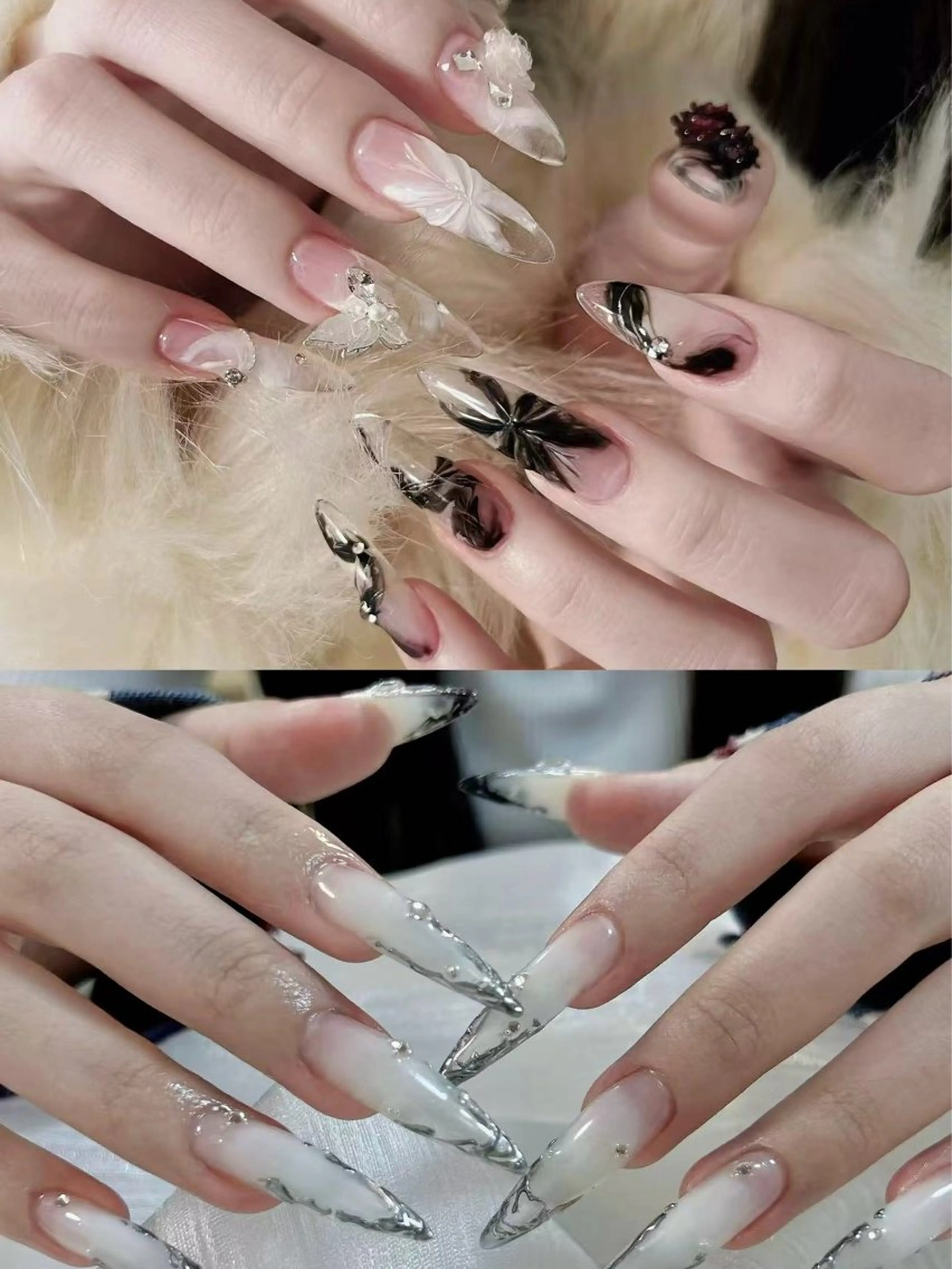 ネイル クリアネイル 春ネイル ワンホンネイル HALO ネイルモデル募集中のネイルデザイン