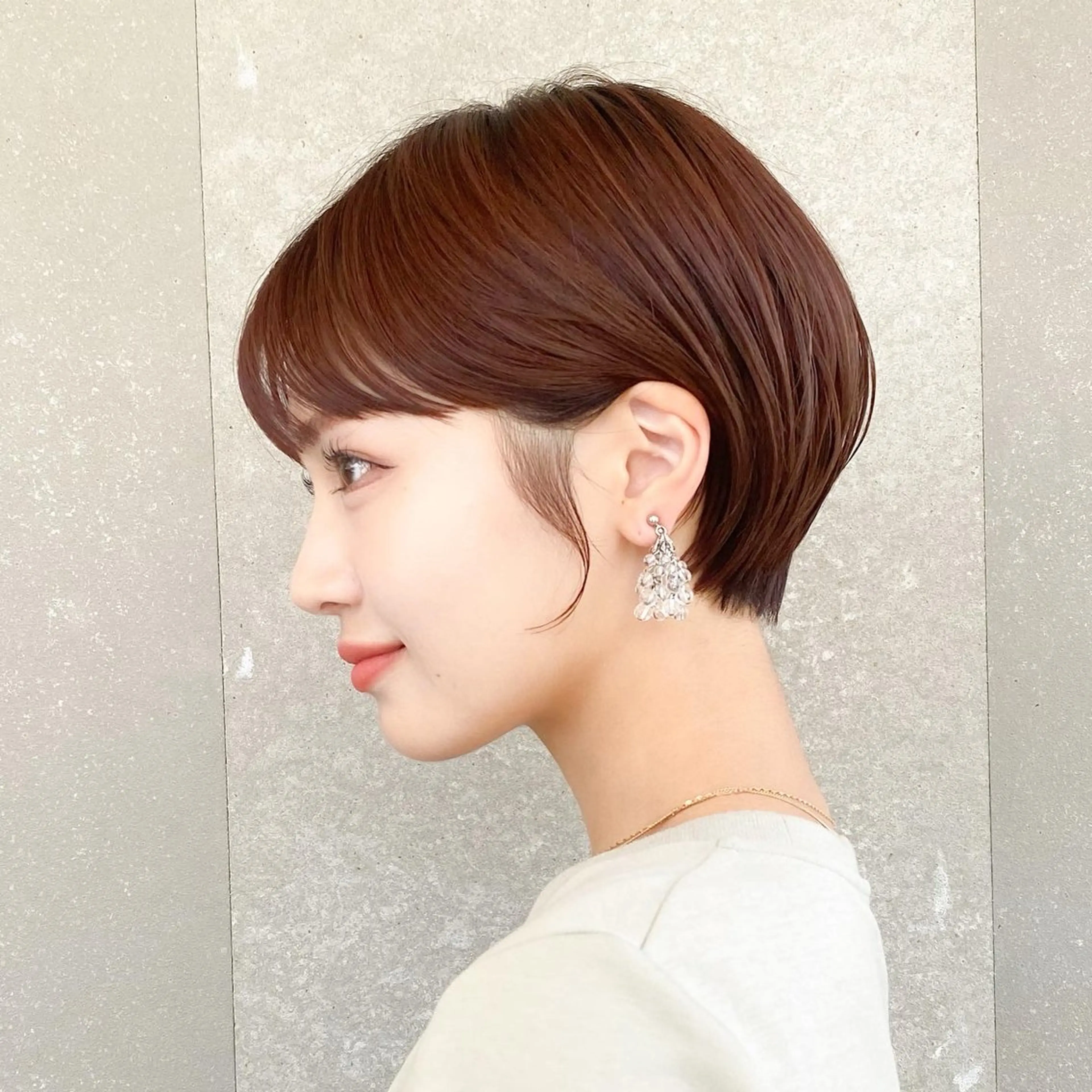 ショート カラー カット ヘアカラー トリートメント 似合わせ/小顔カット 🔷山方直也のヘアスタイル