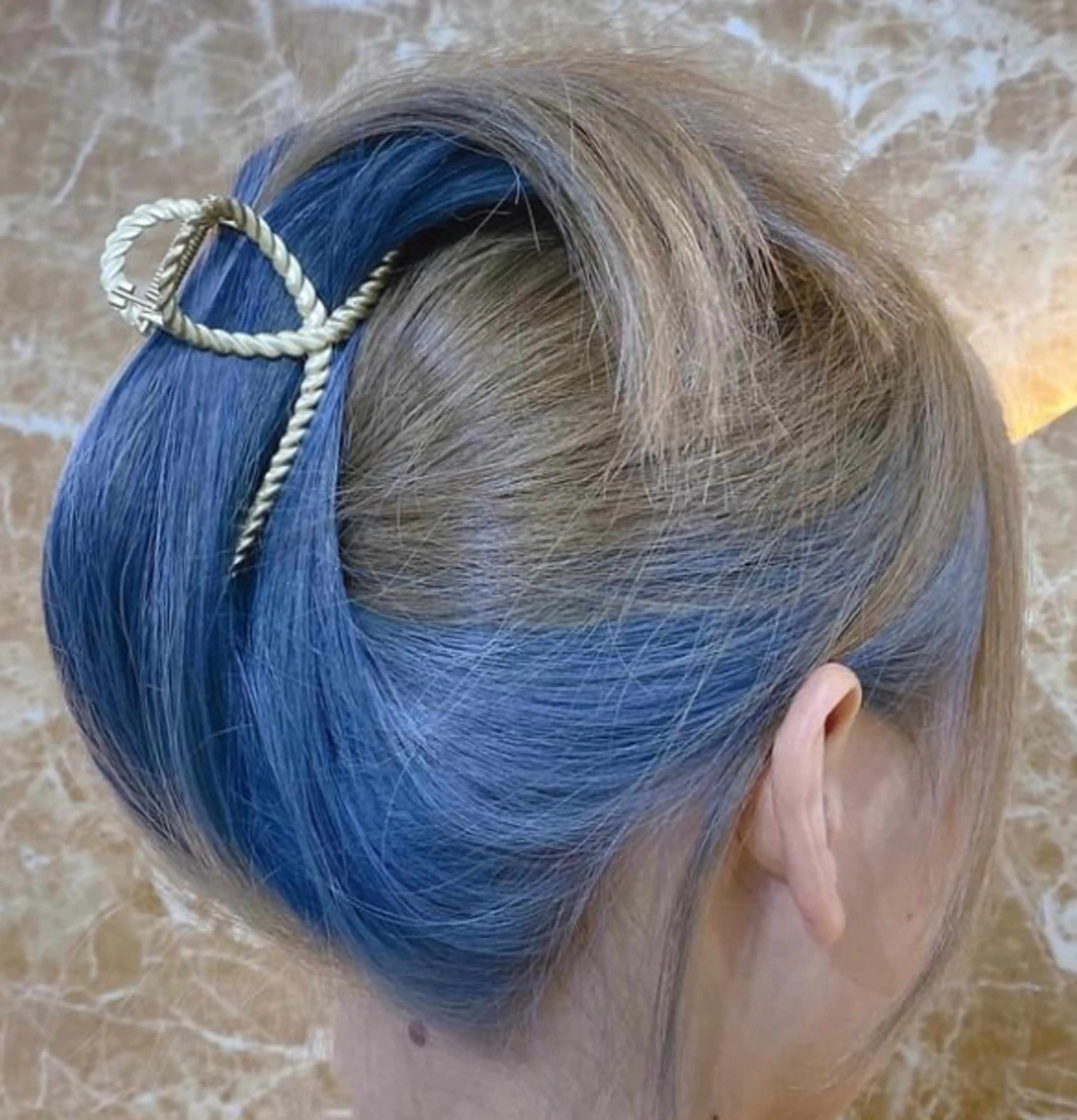 カラー ブルーカラー 華Hanaプロカラー ヘアカラー専門店のヘアスタイル