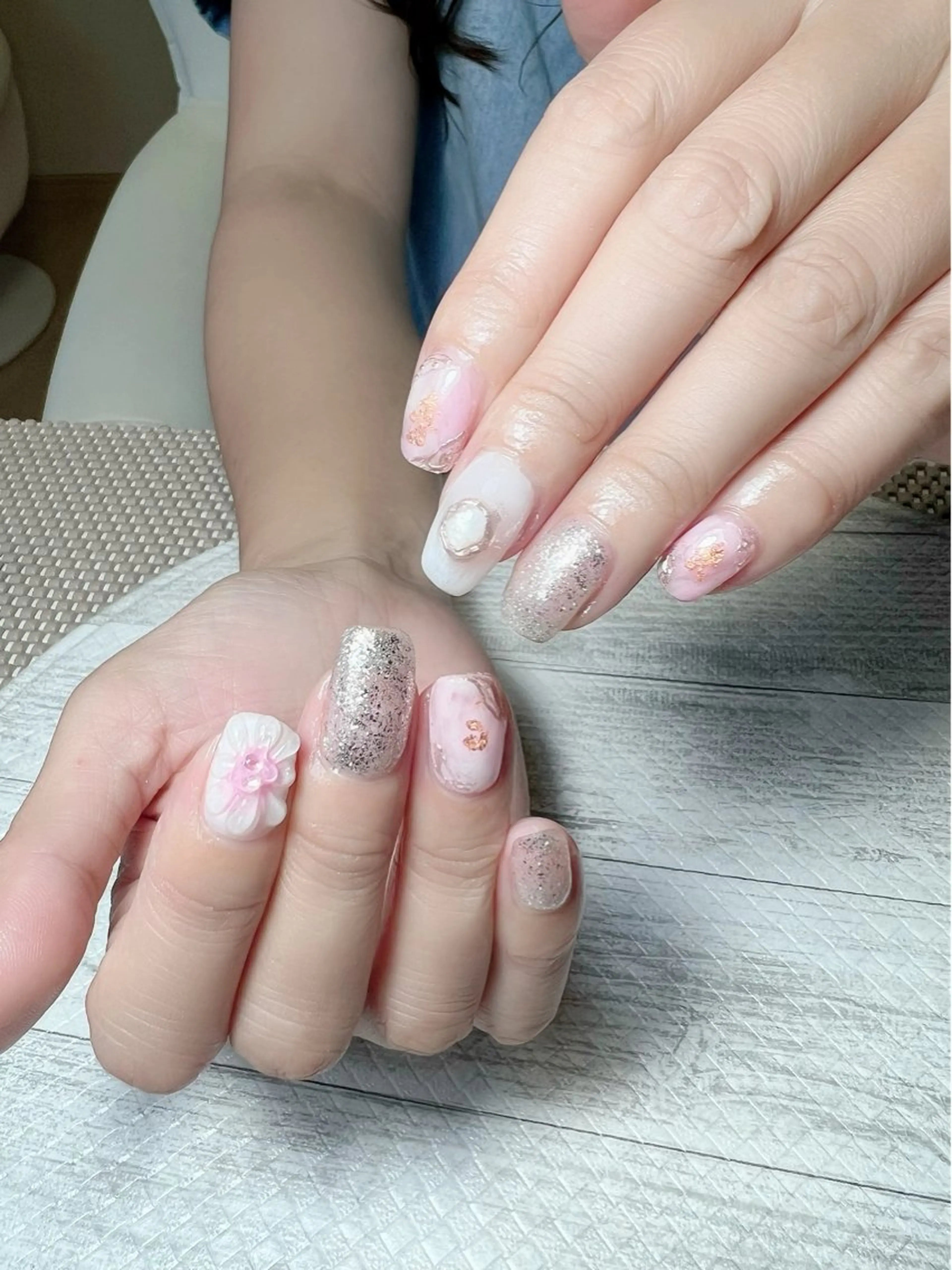 ネイル ジェルネイル 持ち込み スカルプネイル ハンドネイル シェヌネイル JURAのネイルデザイン