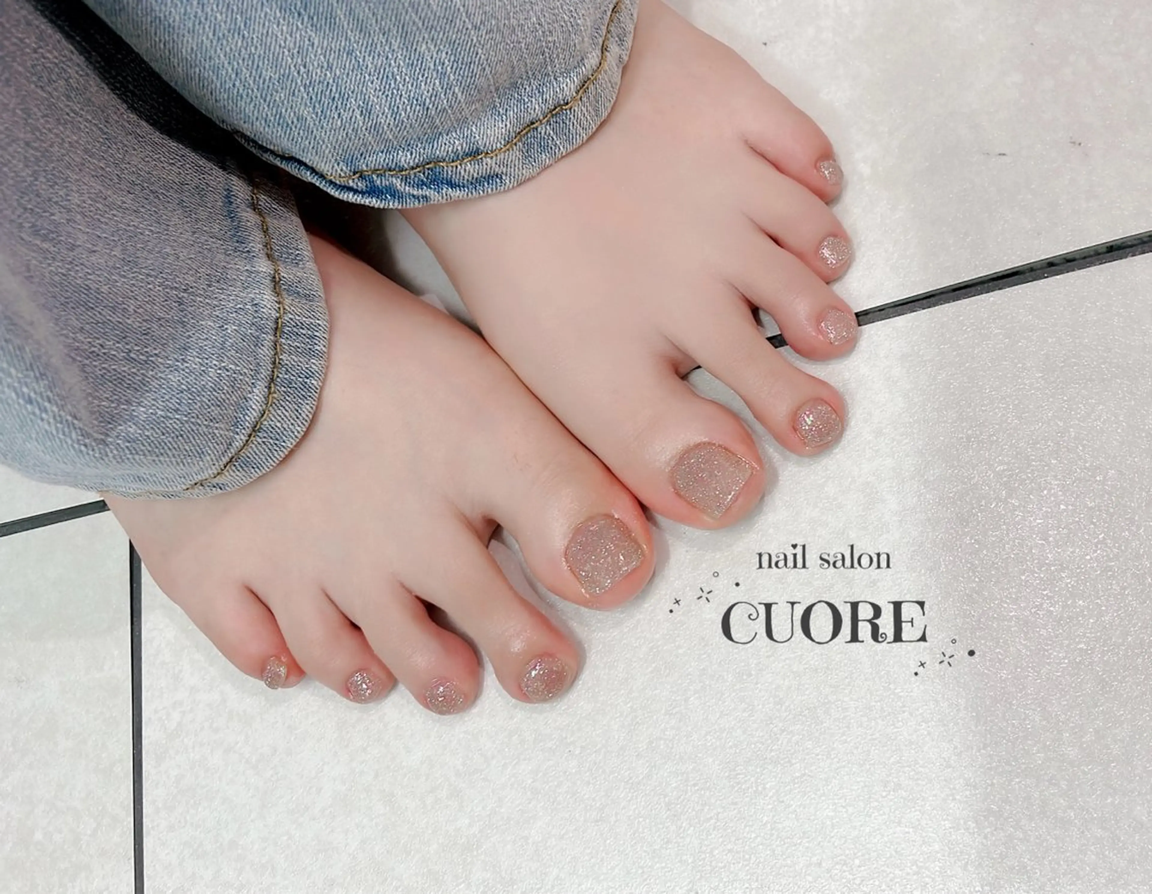 ネイル フラッシュネイル フットネイル フットネイル CUORE____nail所属・nail salon CUOREのネイルデザイン