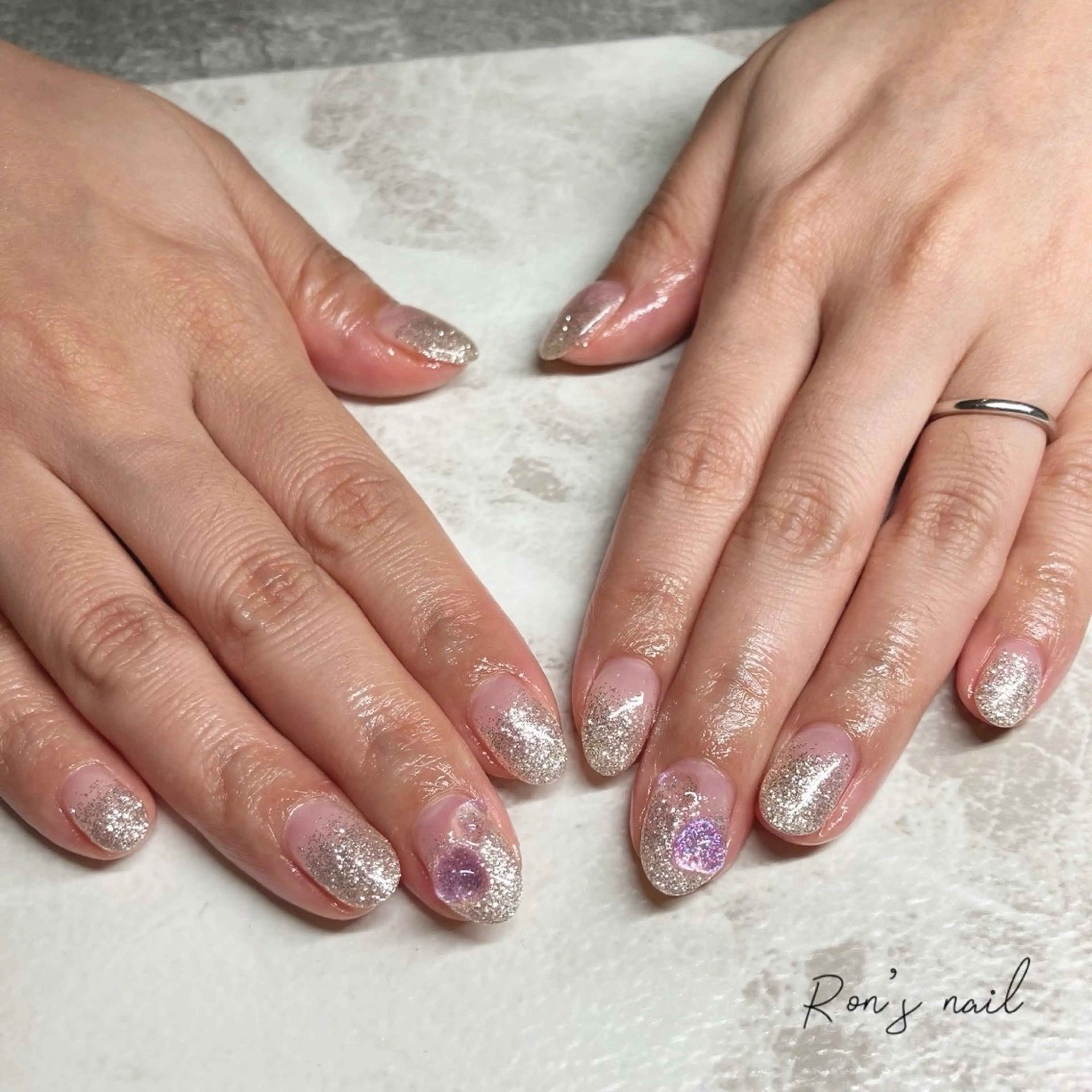 ネイル Ron's nail 笹岡のネイルデザイン