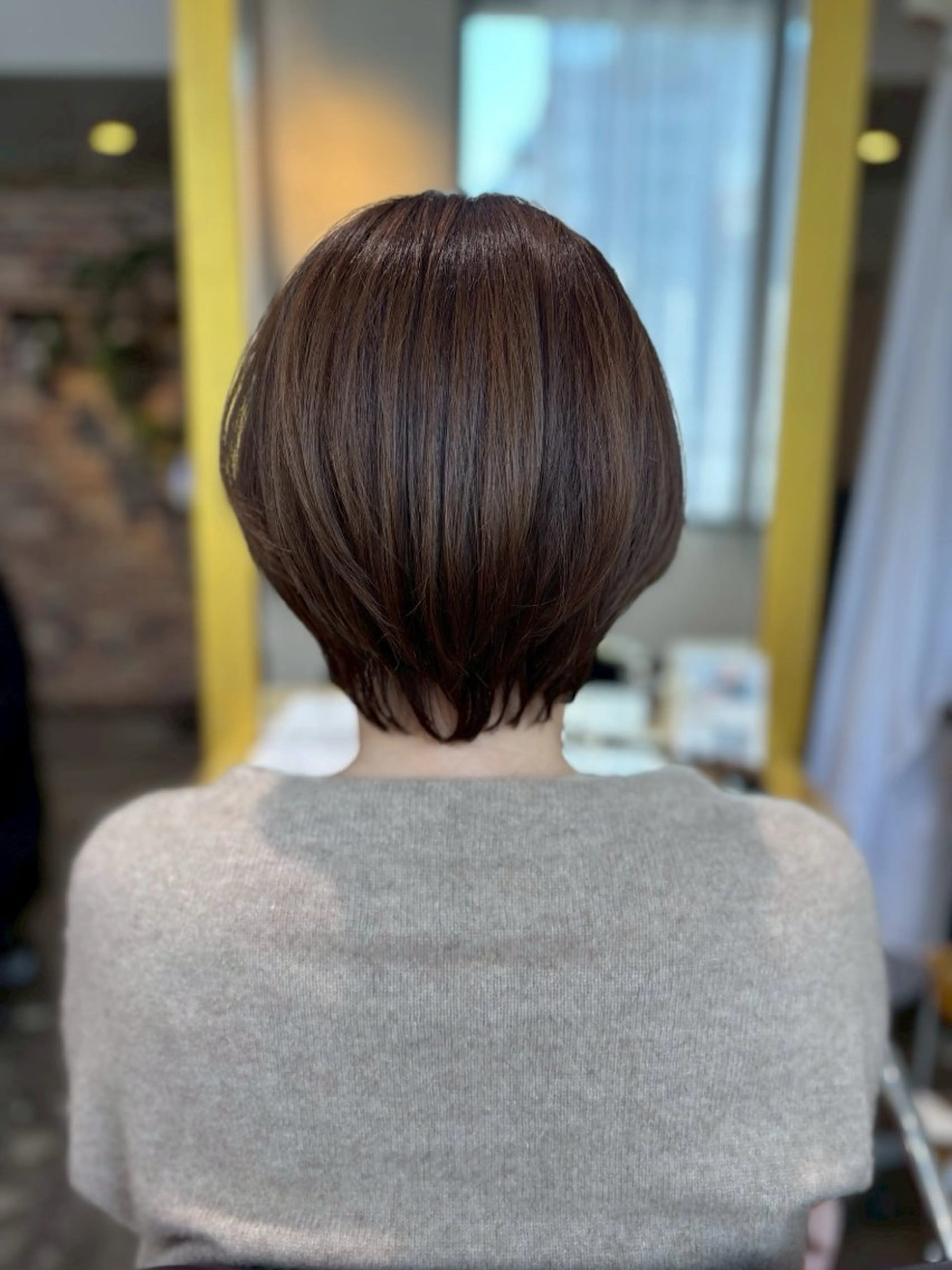 ショート 縮毛矯正／レイヤー／ 🌼mizukiのヘアスタイル