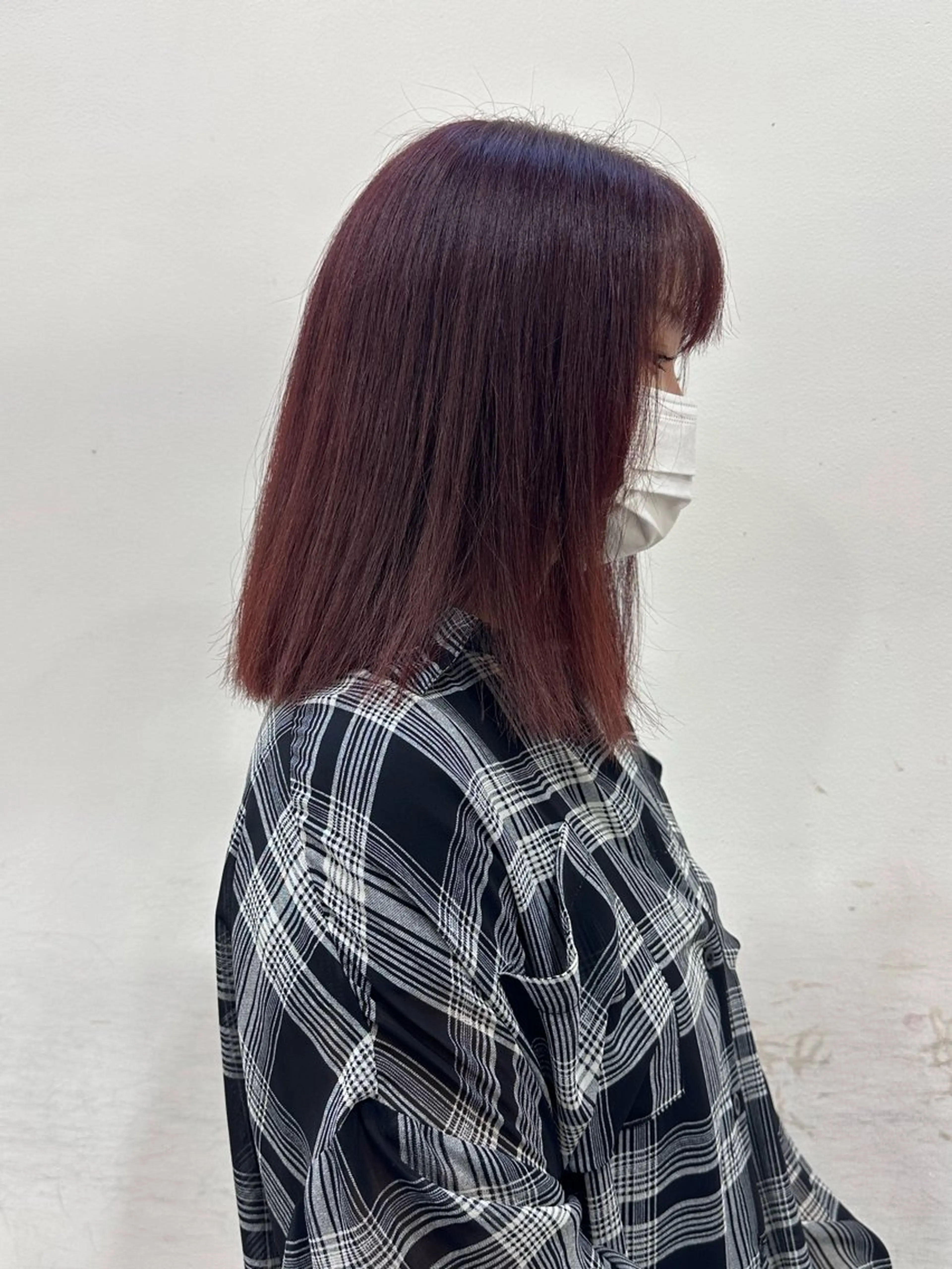 ミディアム カラー REM/荻窪 takeruのヘアスタイル