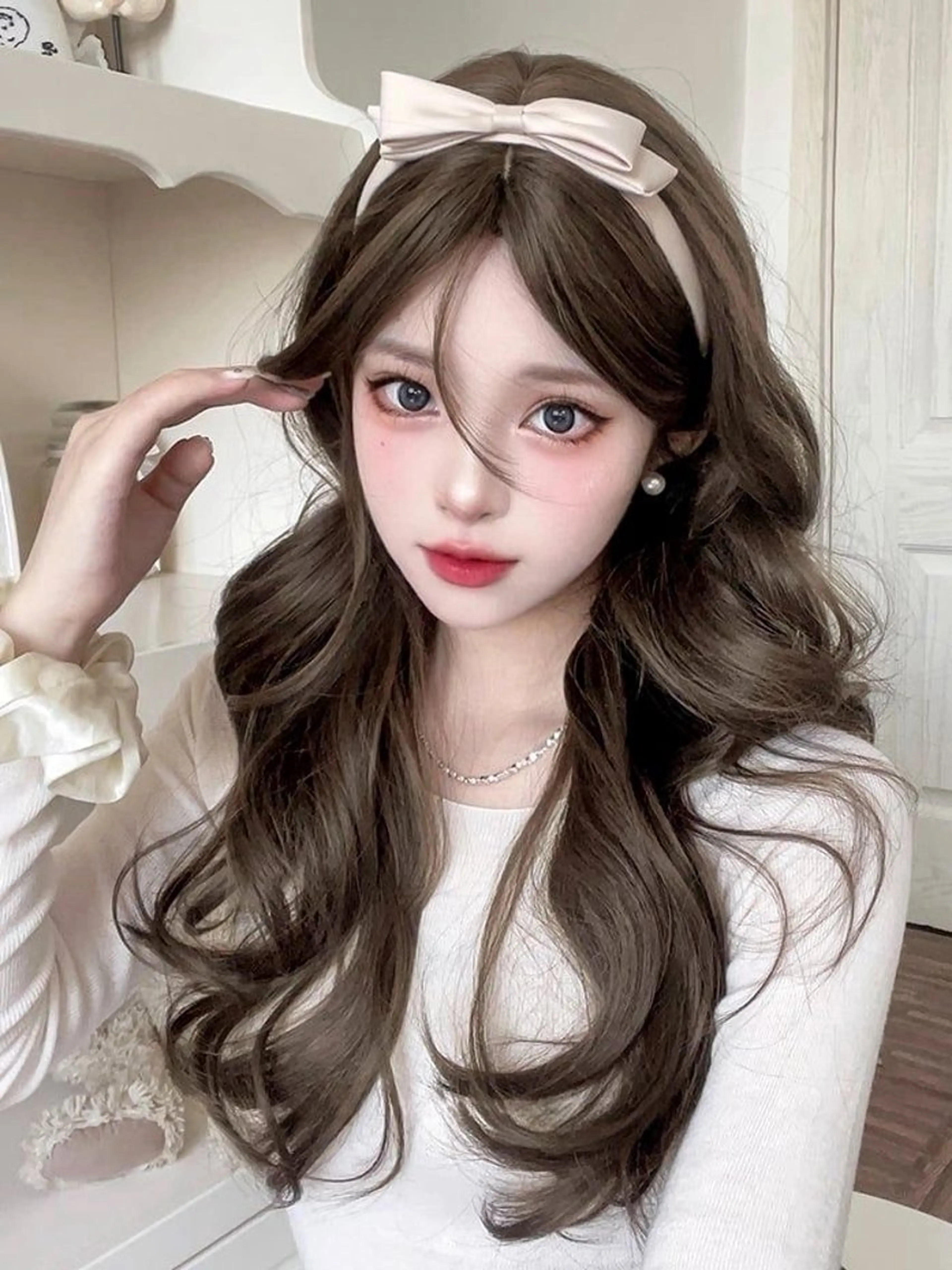 カラー 🤍ふんわりアイドル カラー🎀Rio🪽のヘアスタイル