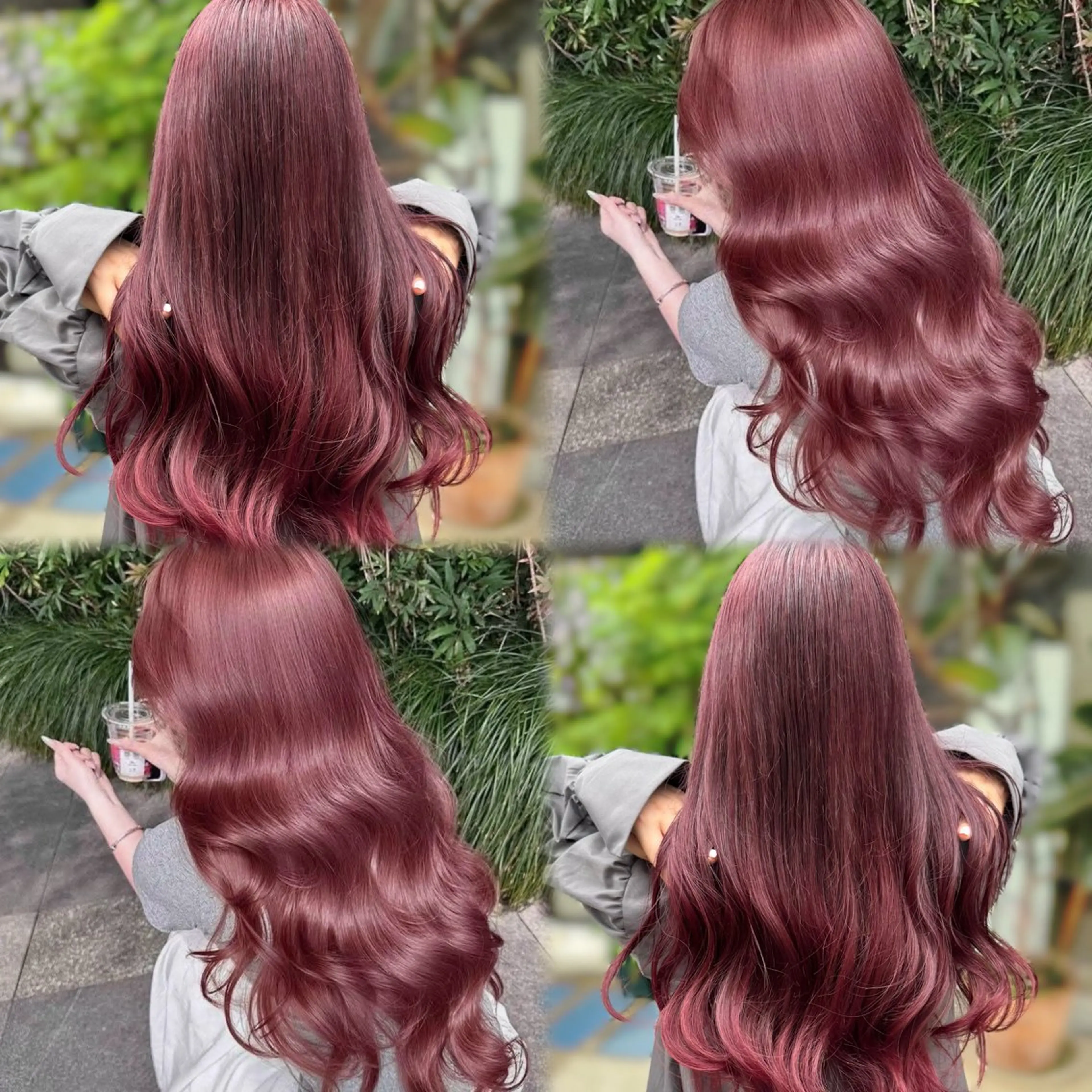 ロング カラー カット ヘアカラー トリートメント ブリーチなしカラー kana🐱のヘアスタイル