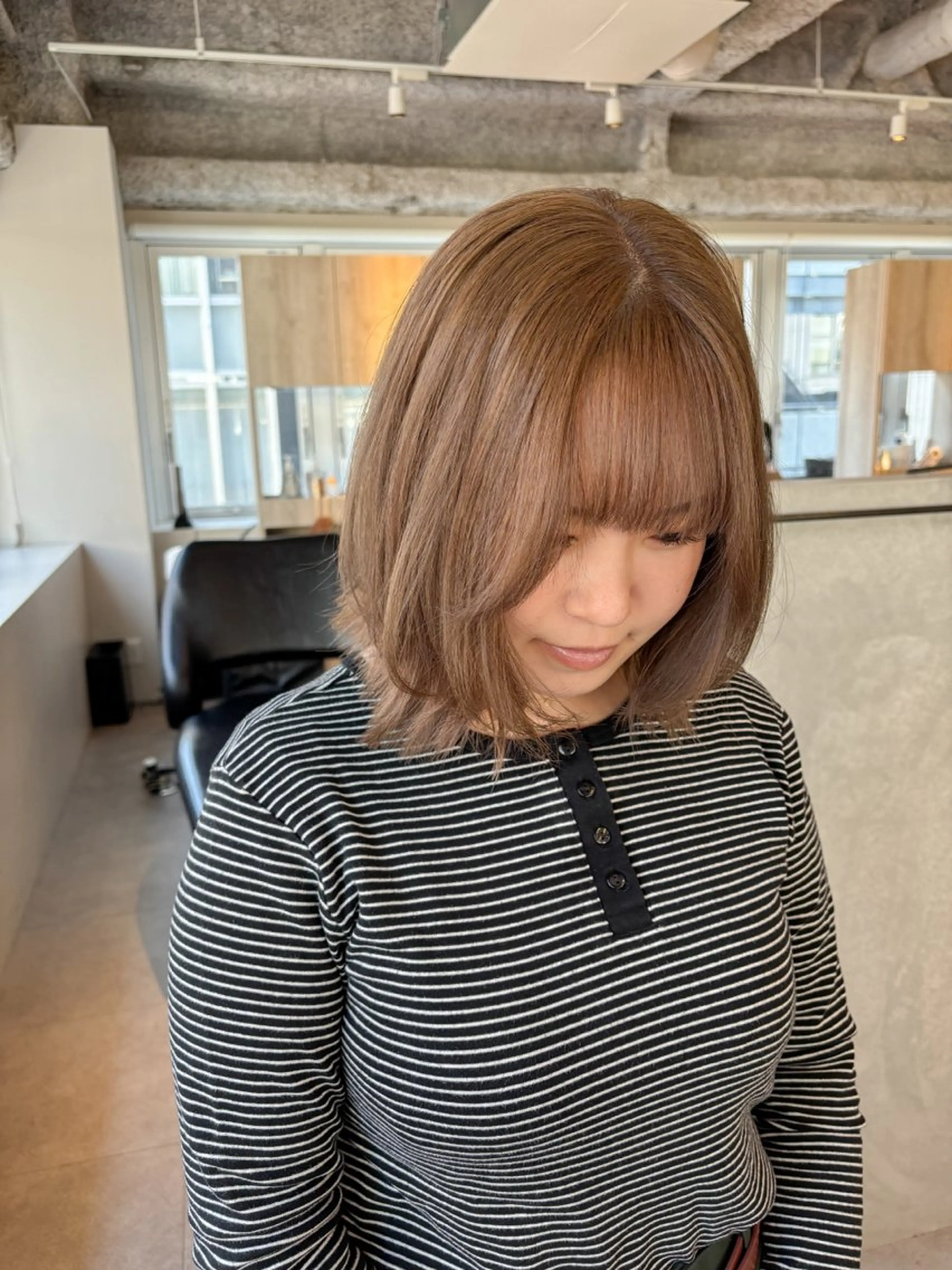 ミディアム レイヤーカット 🌼透明感カラー/マ ンツーマン/有沙🌼のヘアスタイル