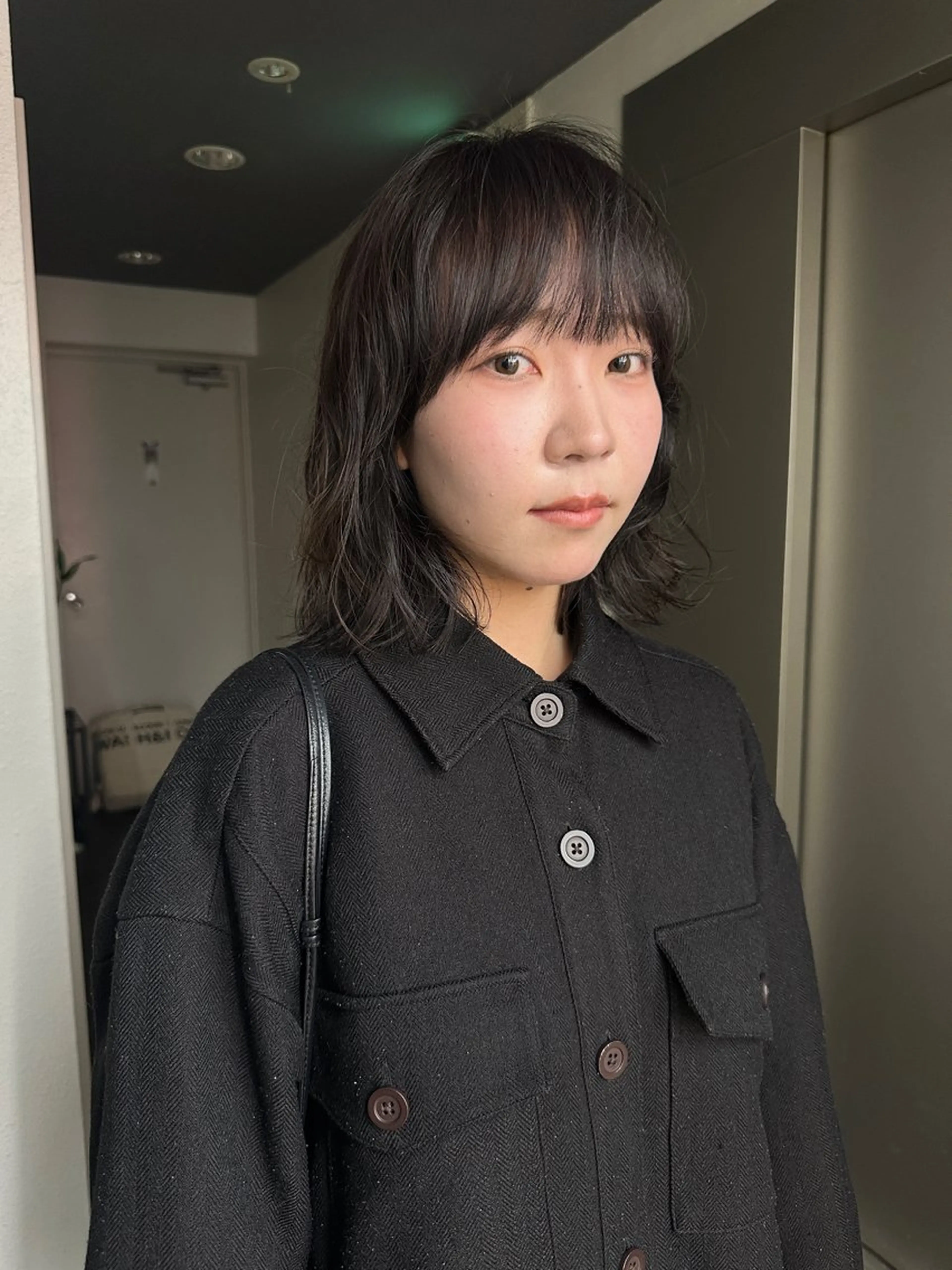 ショート カラー パーマ カット ヘアカラー パーマ ボブ/レイヤー/ケア パーマ/リュウタのヘアスタイル