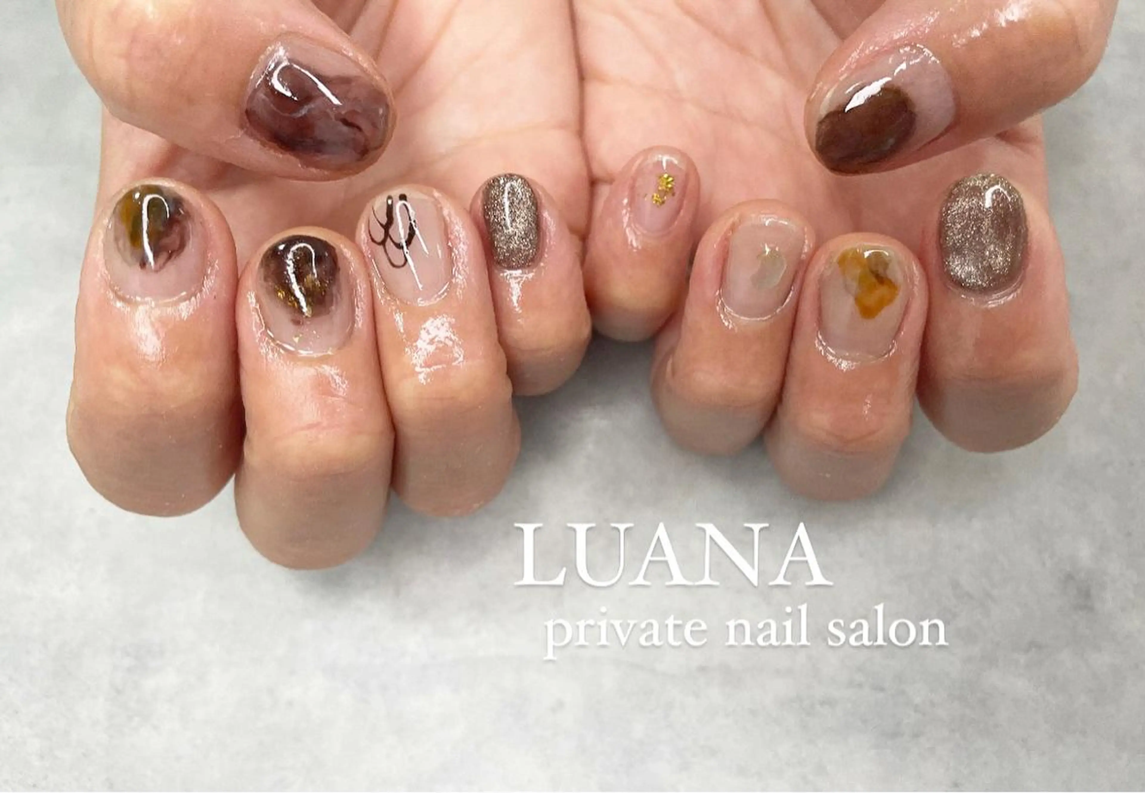 ネイル ハンドネイル ルアナ プライベートサロンのネイルデザイン