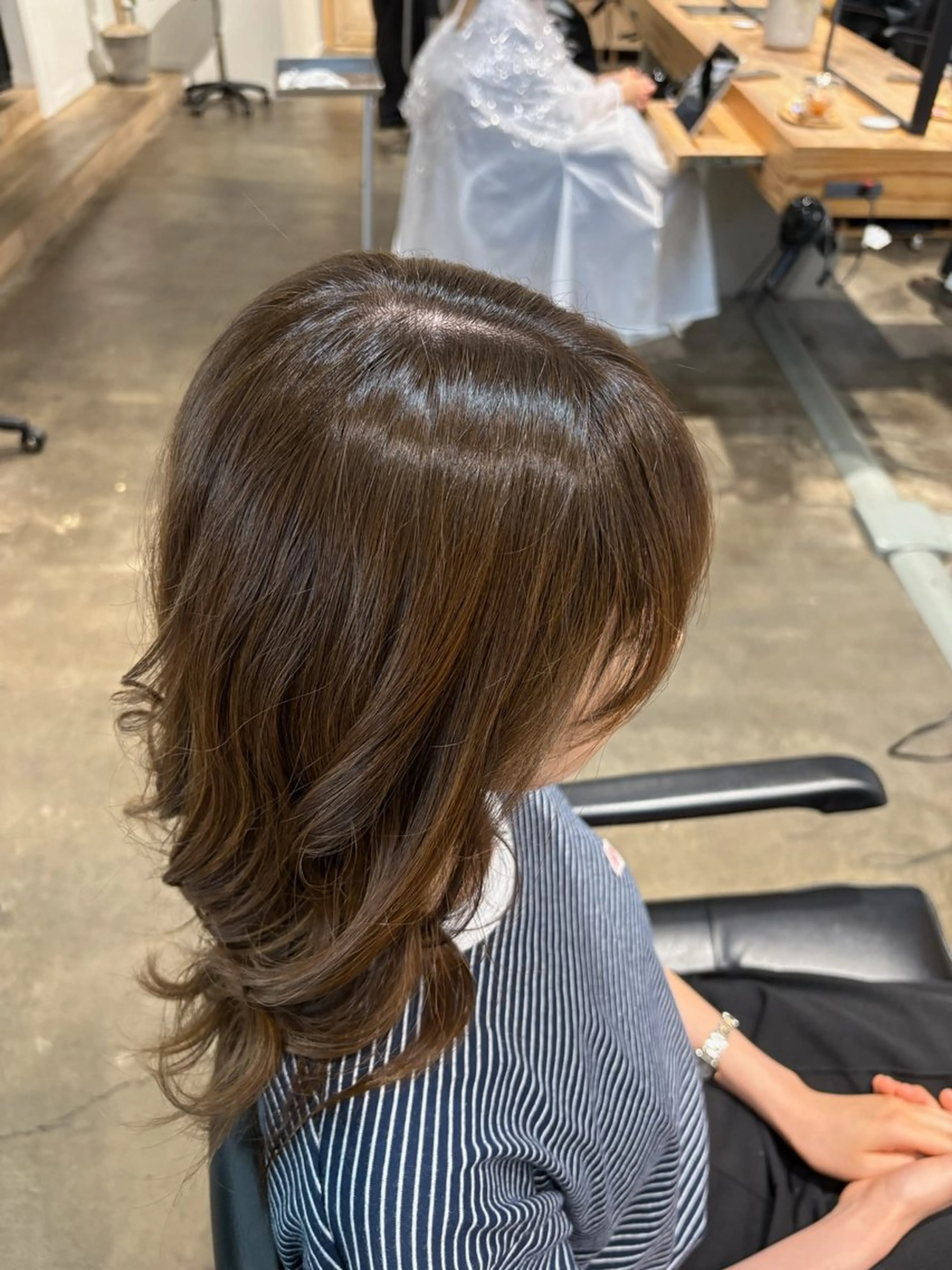 カラー ホリウチ リオのヘアスタイル