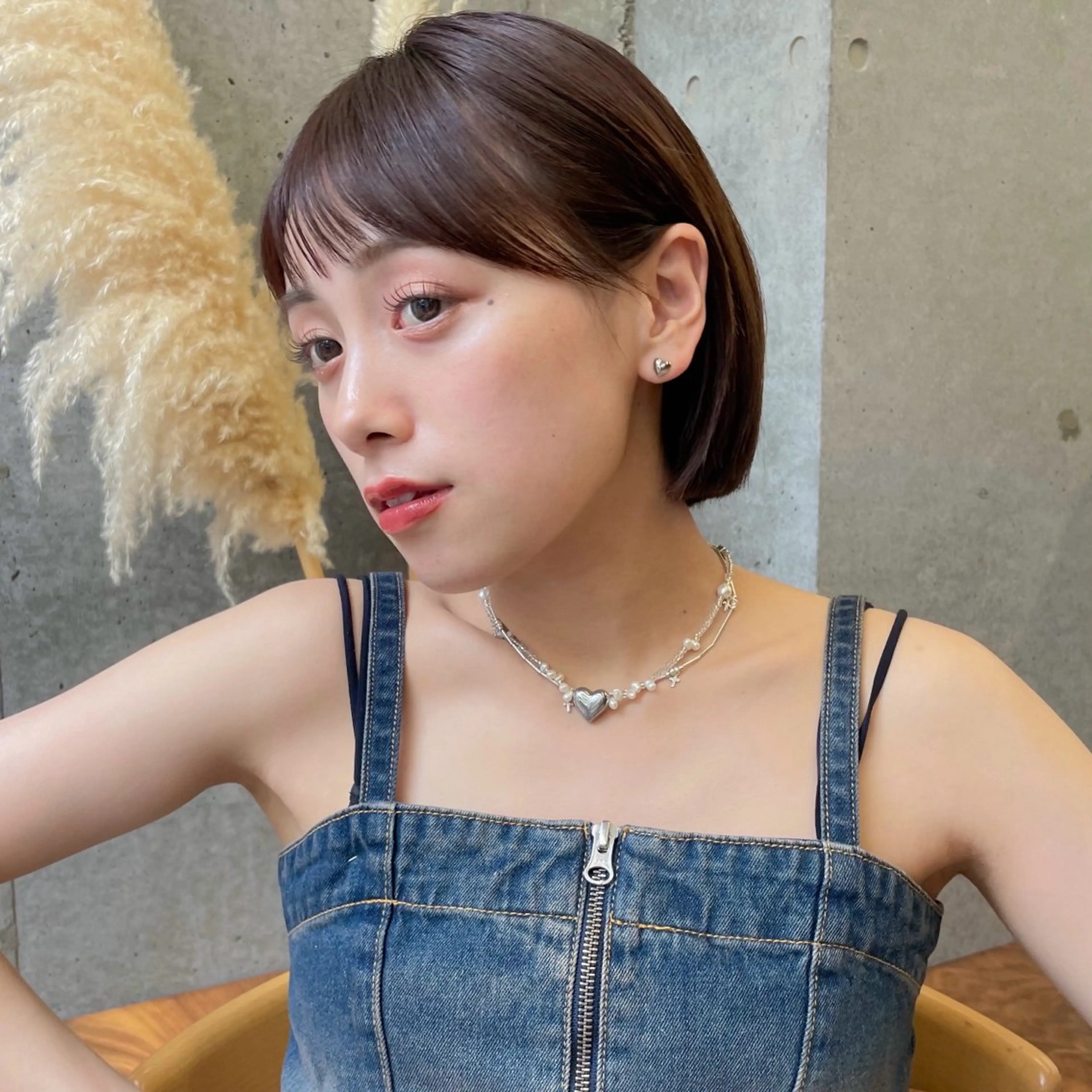 ショート カラー レイヤー/柔らか 透明感カラー/ゆきなのヘアスタイル