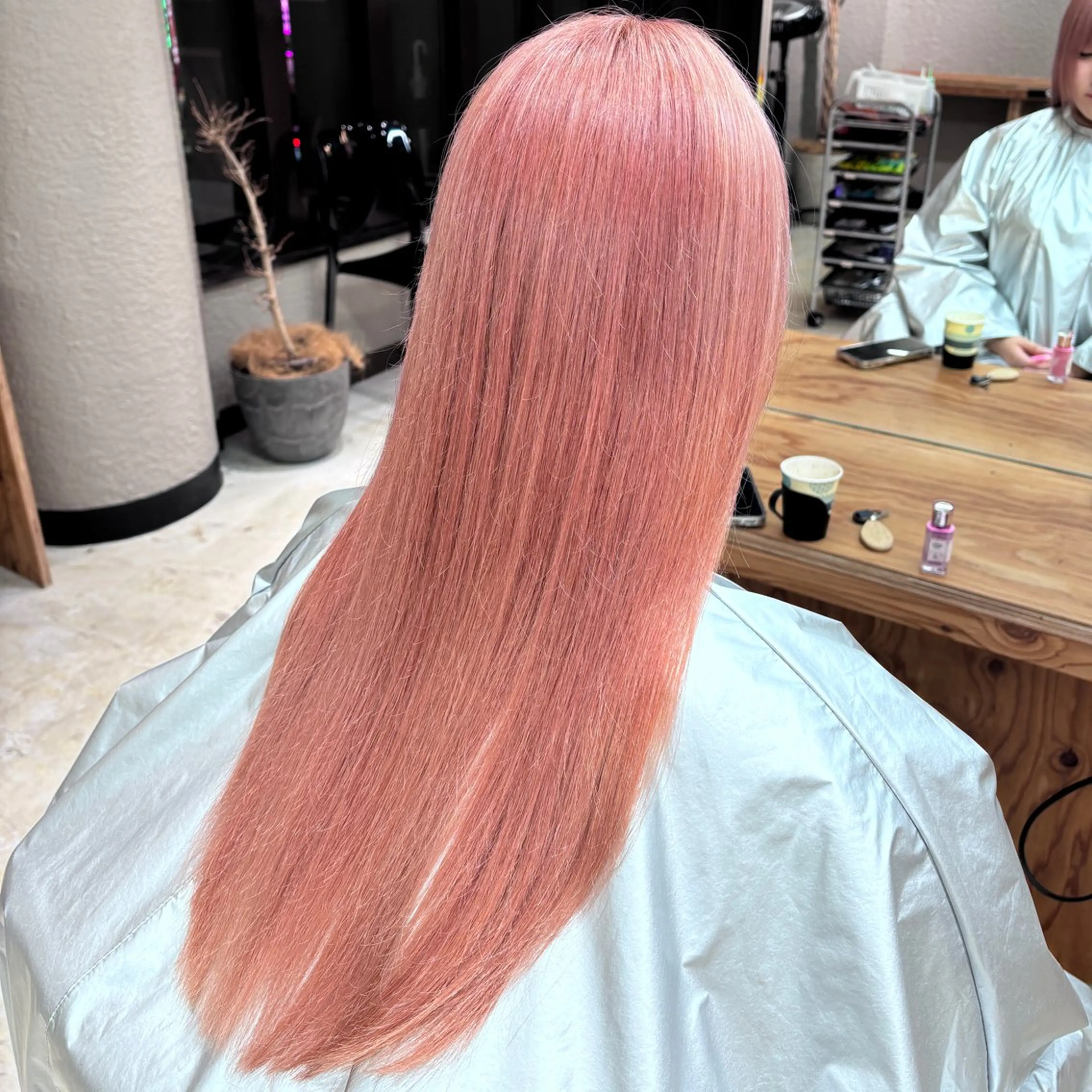 ロング カラー ピンクカラー ヘアカラー 🌟難波/EIGHT 副店長RIKOのヘアスタイル