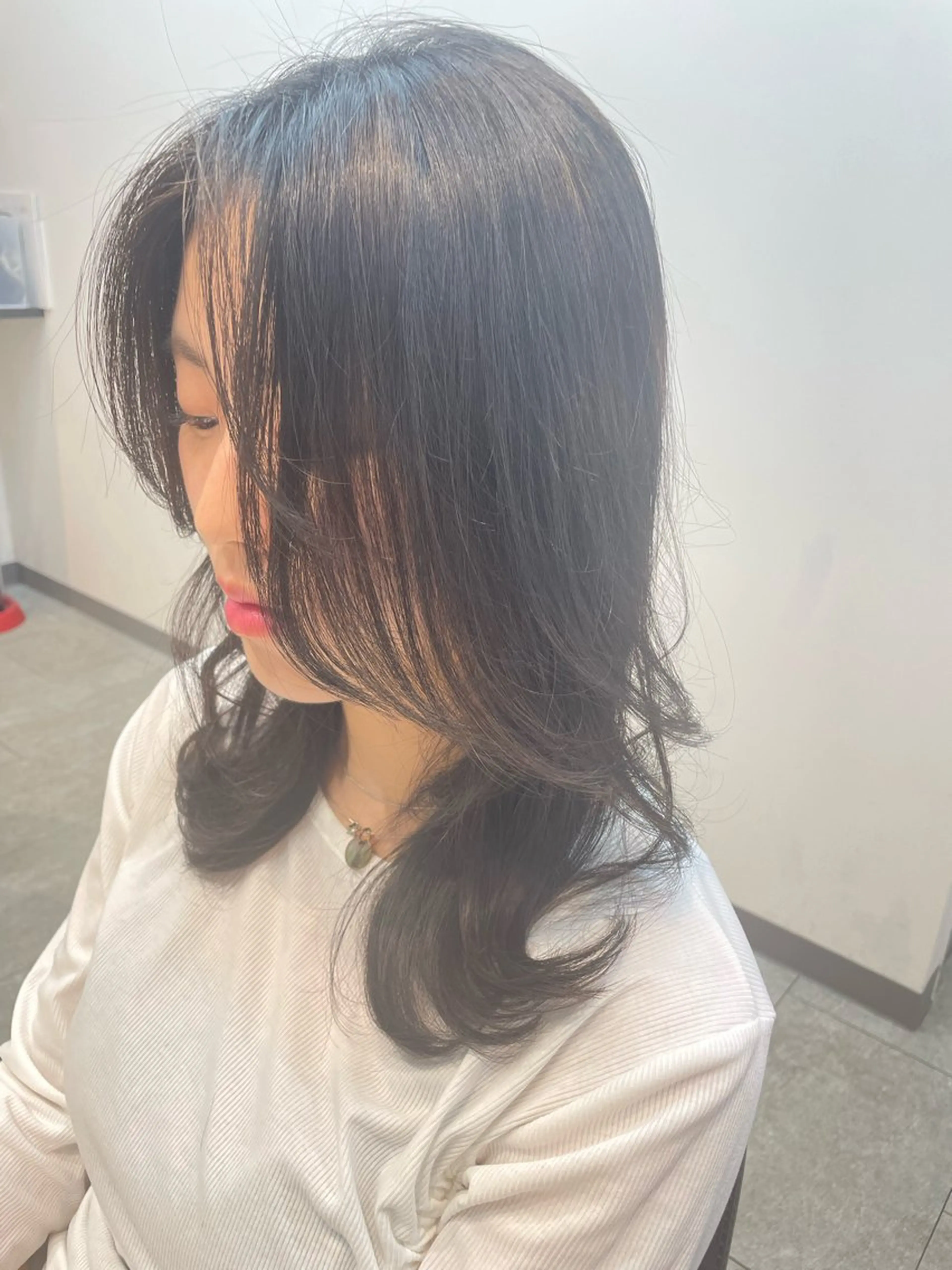 ロング レイヤーカット neaf【六本木】所属・ミディアム/ボブ 六本木/佐藤ゆり🎀のヘアスタイル