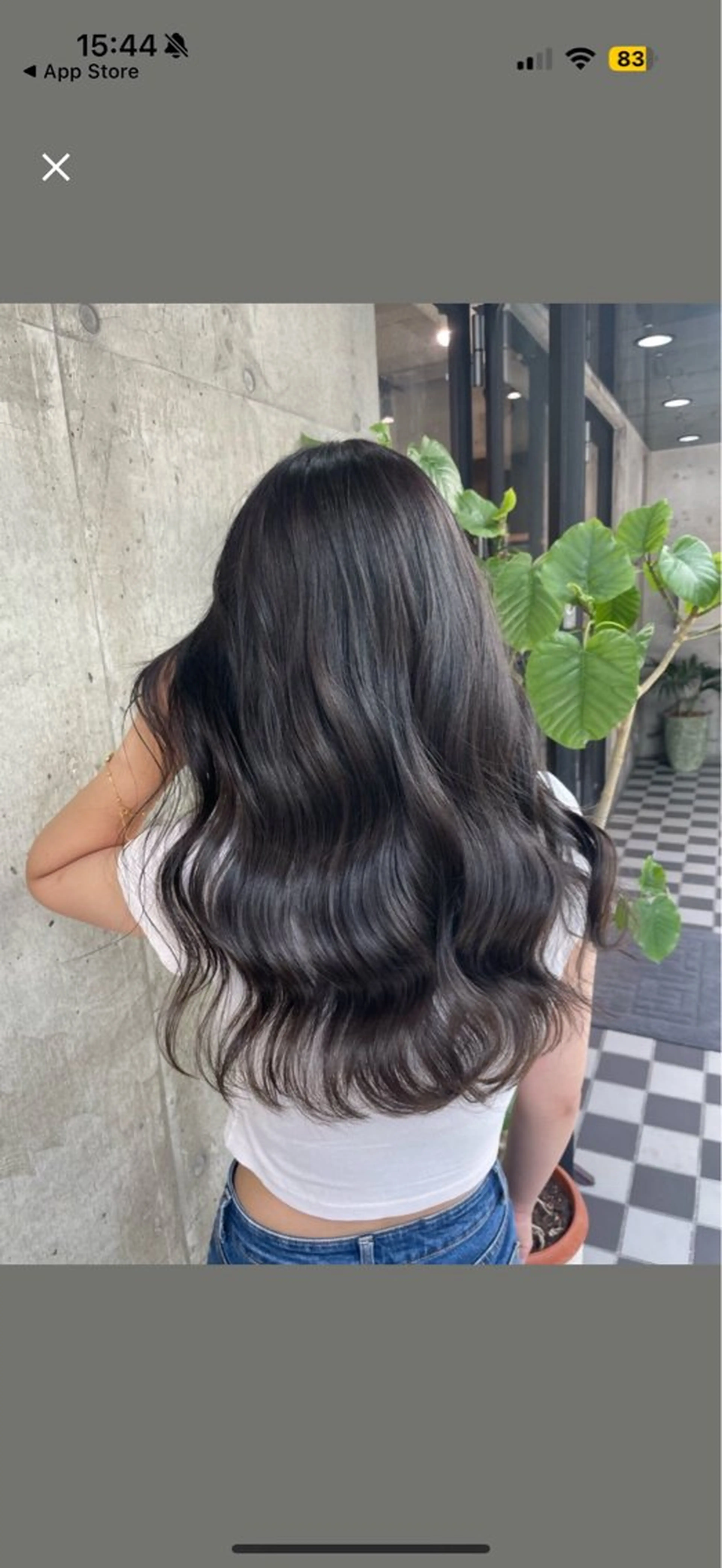 ロング カラー ヘアカラー 奥 奈々葉のヘアスタイル