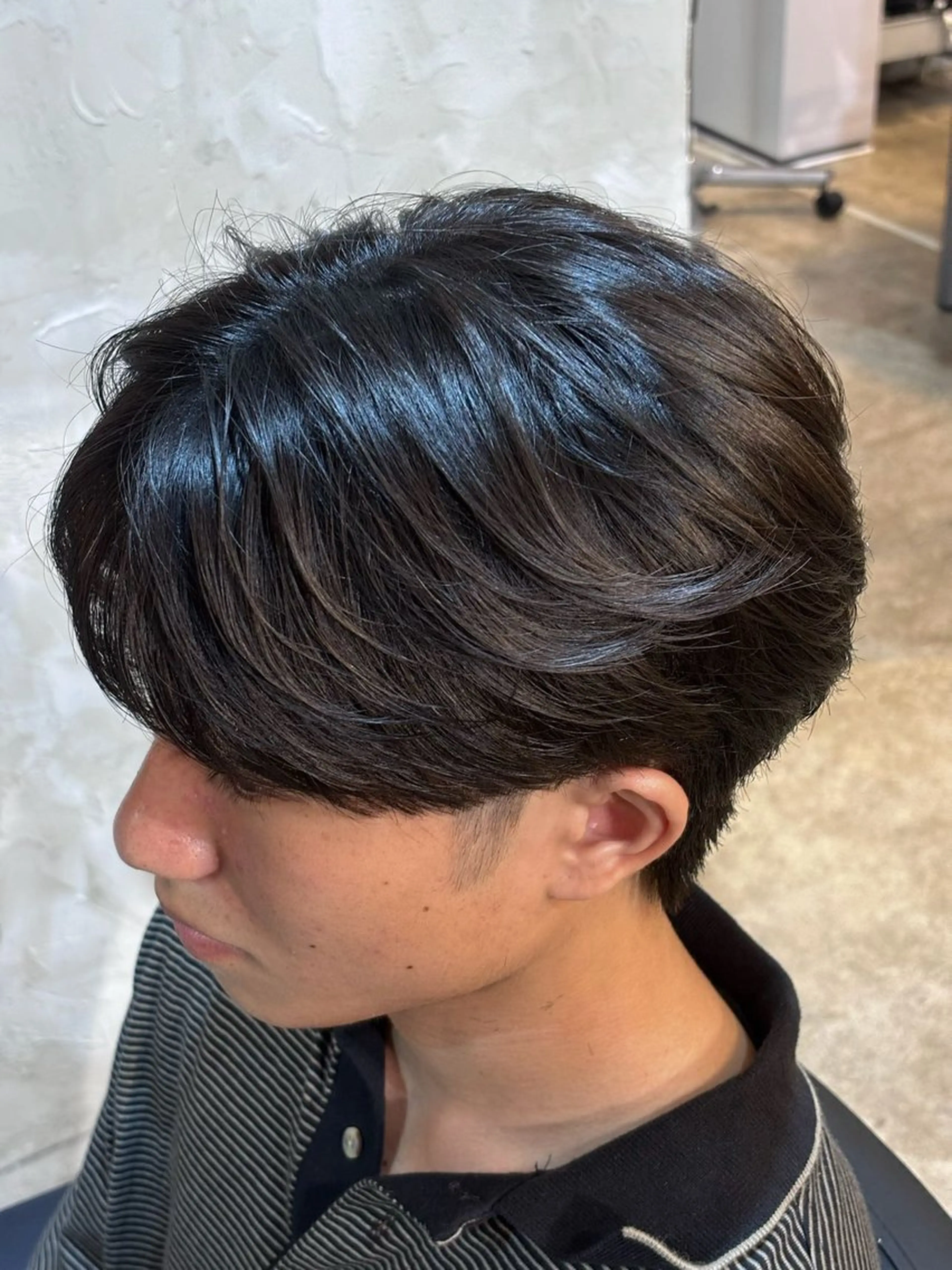 ショート メンズ shiho/レイヤー /透明感カラーのヘアスタイル