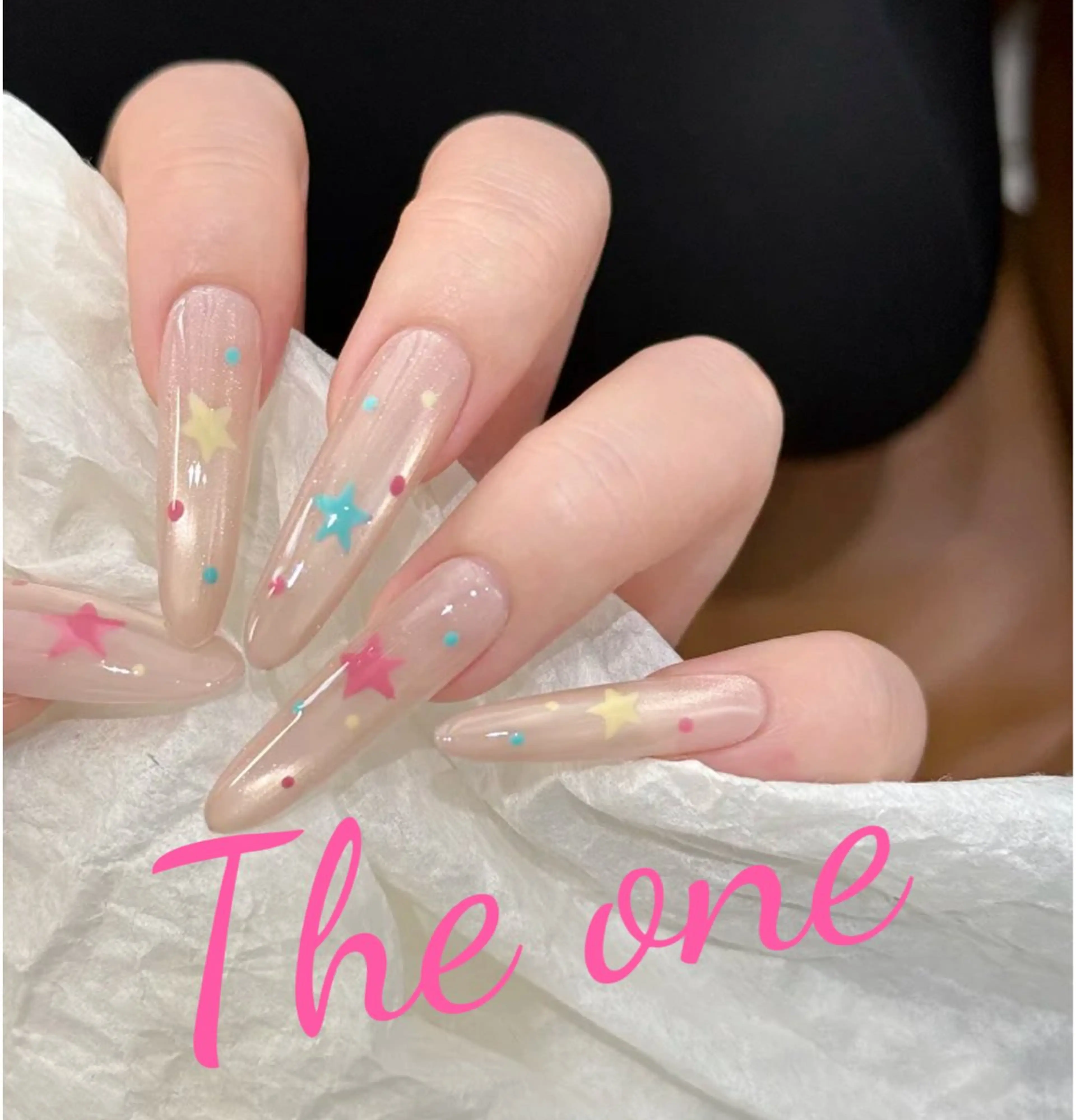 ネイル ネイルチップ ハンドネイル Theone栄店 赤松のネイルデザイン