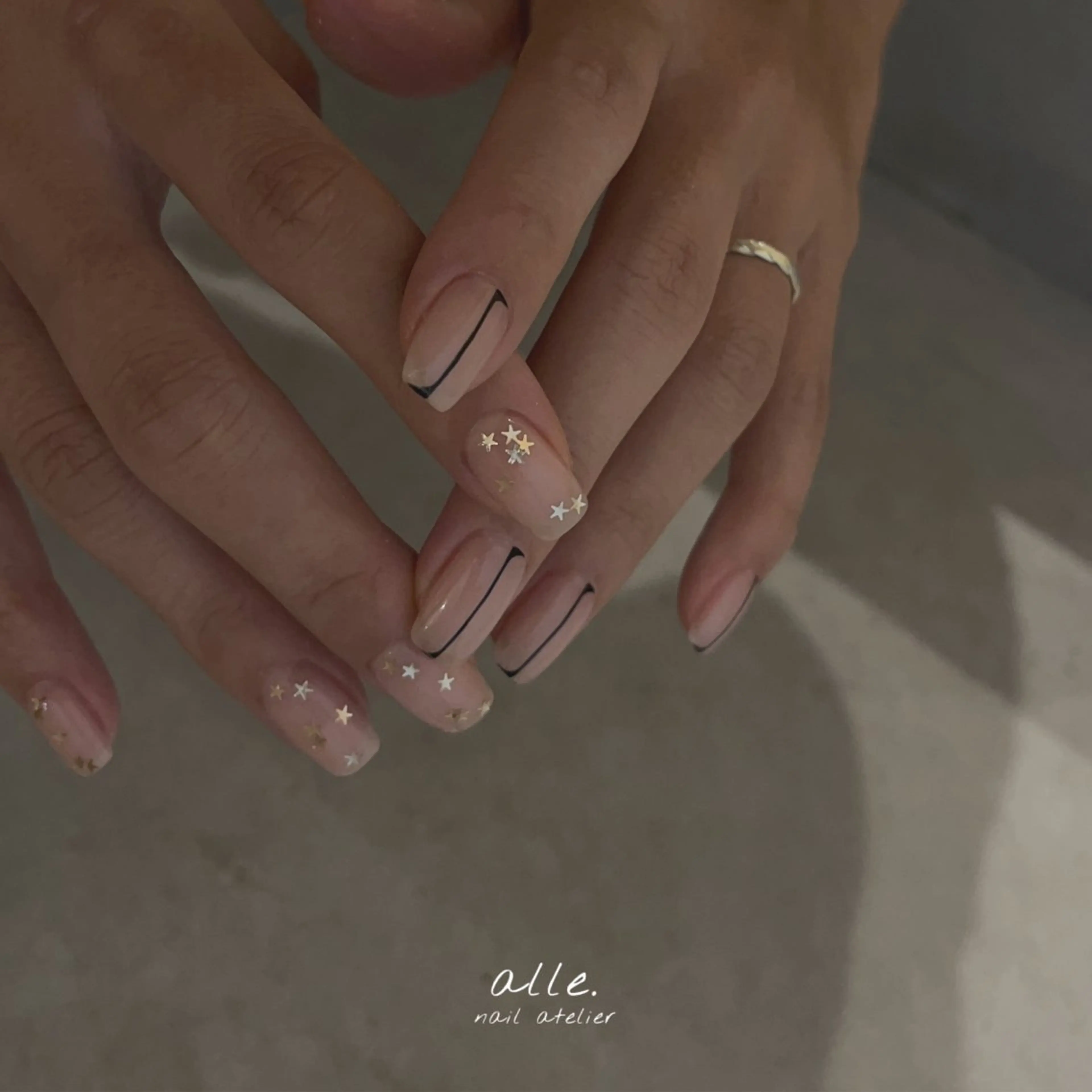 ネイル ハンドネイル atelier alle.のネイルデザイン