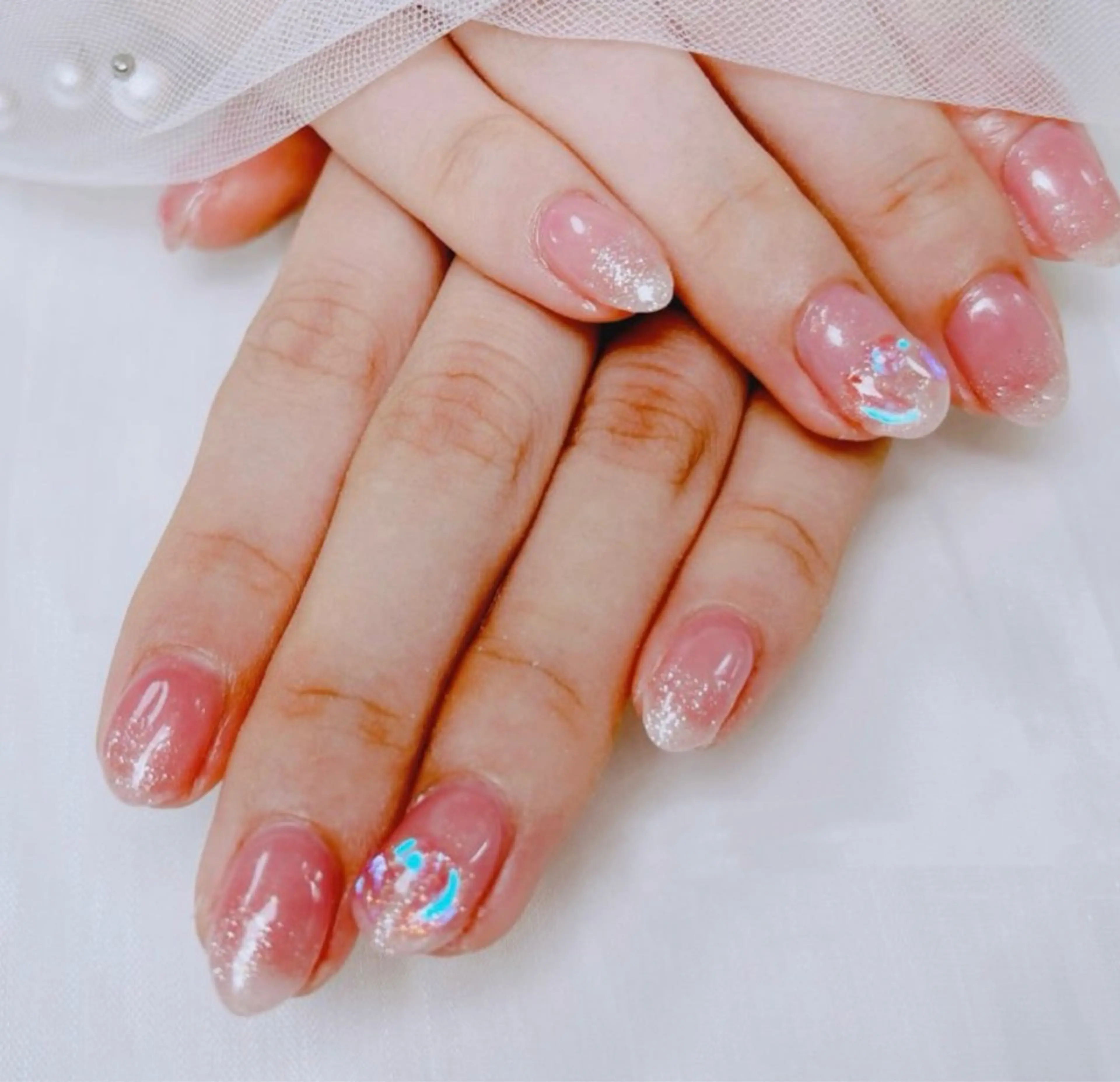 ネイル H3 Nail Tsuki🦋💙のネイルデザイン
