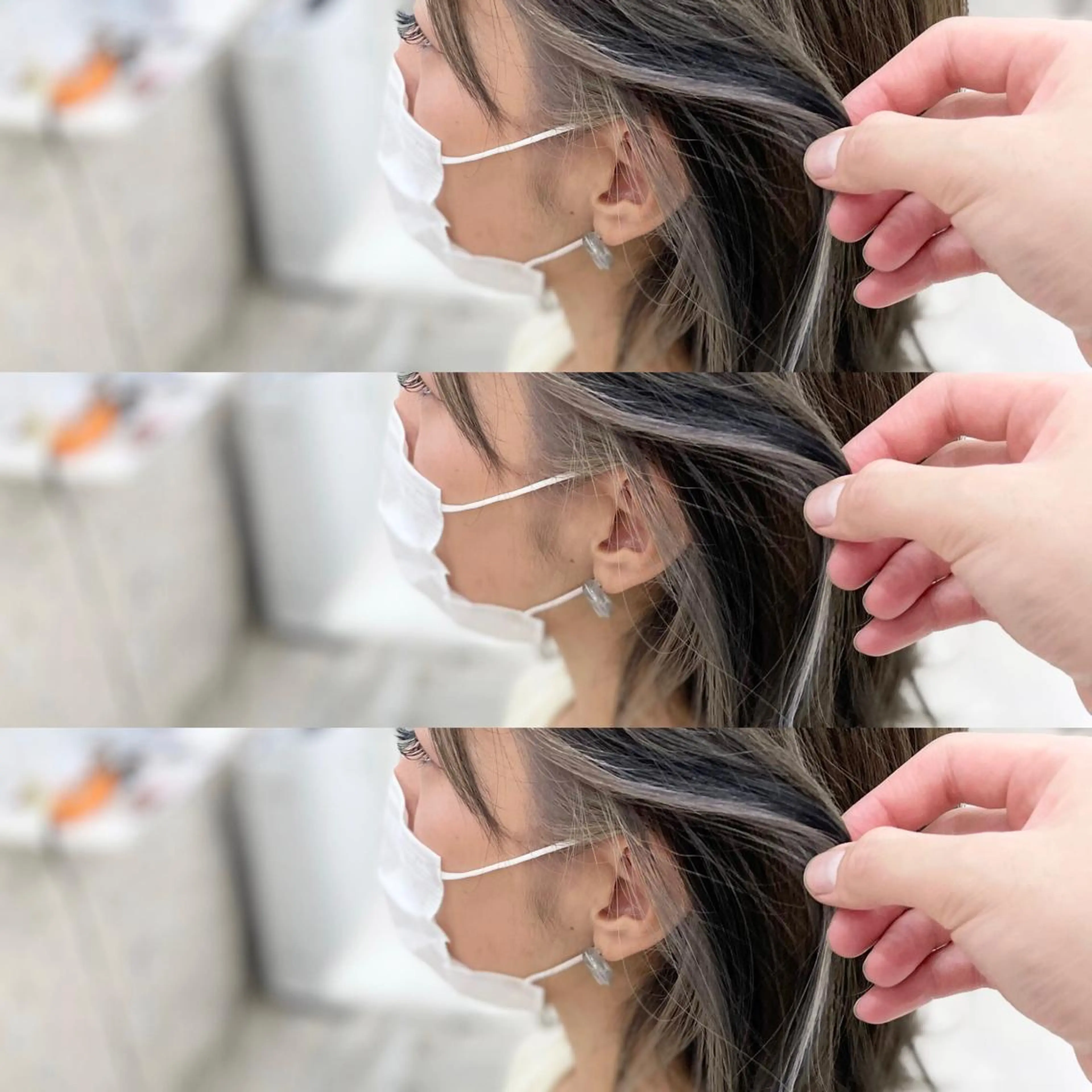 カラー インナーカラー ヘアカラー カラー特化サロン ピリナ相武台前のヘアスタイル