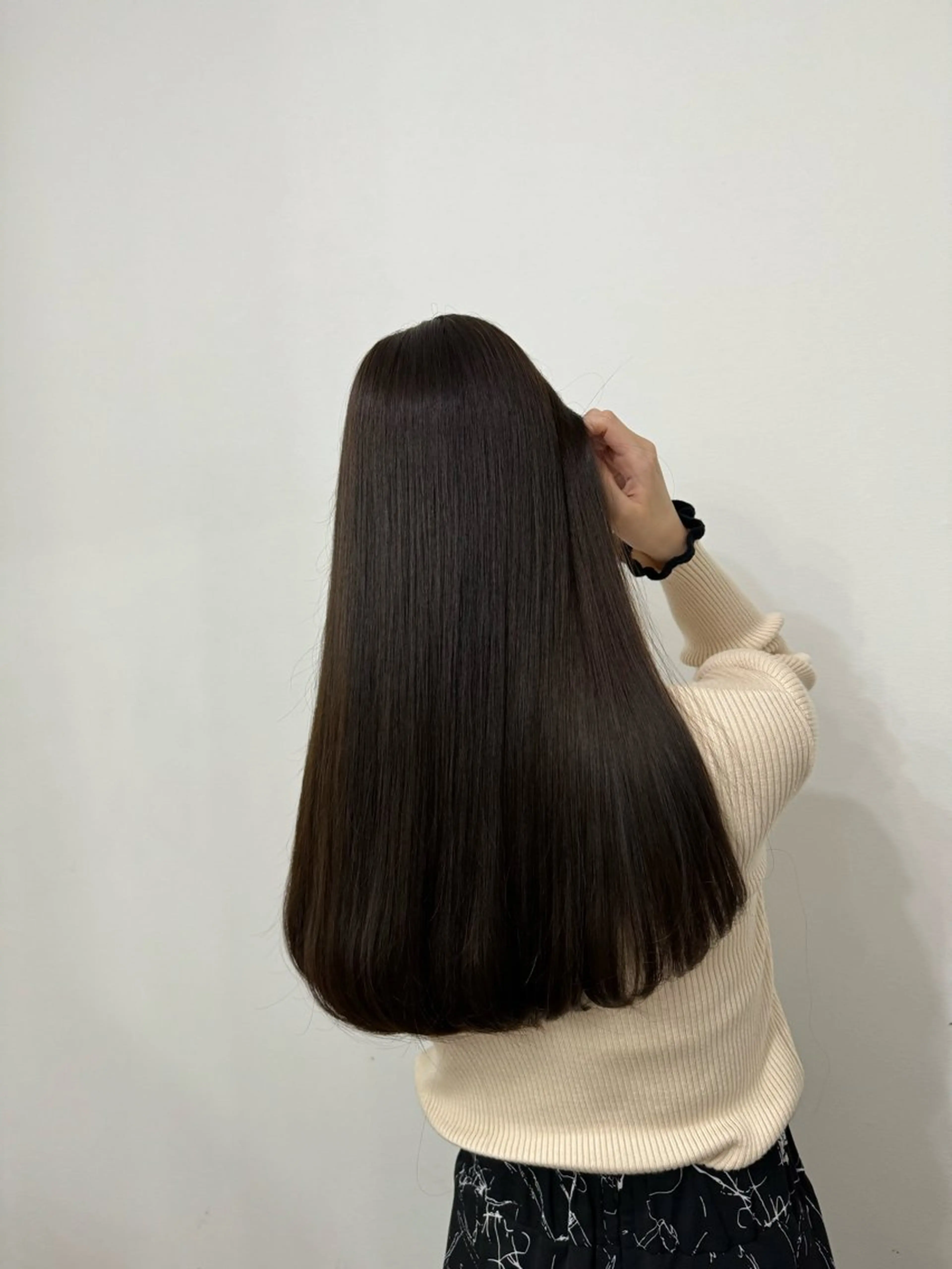 ロング トリートメント 川元 春奈のヘアスタイル