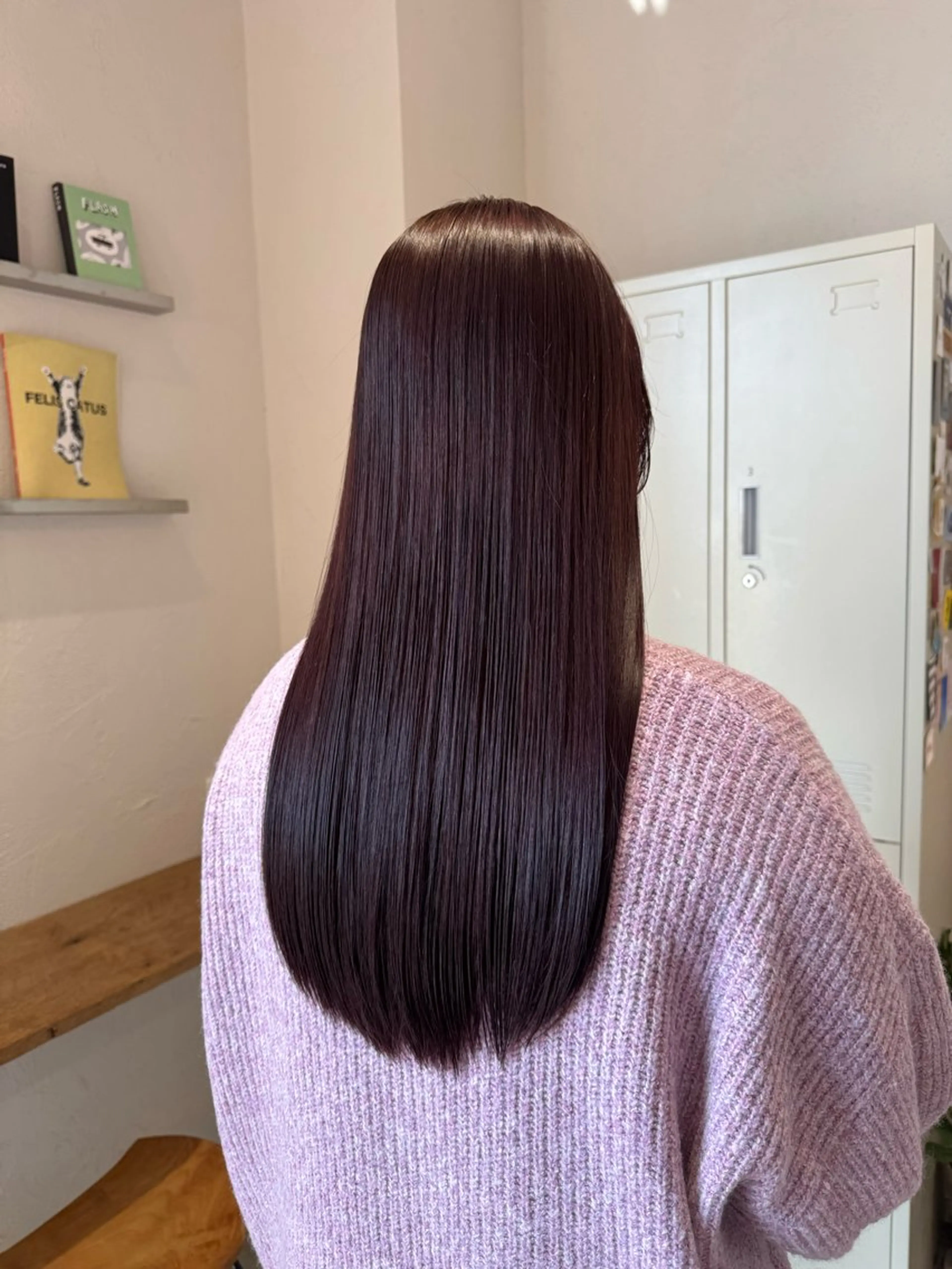 ロング カラー カット ヘアカラー トリートメント 村田 茉優のヘアスタイル