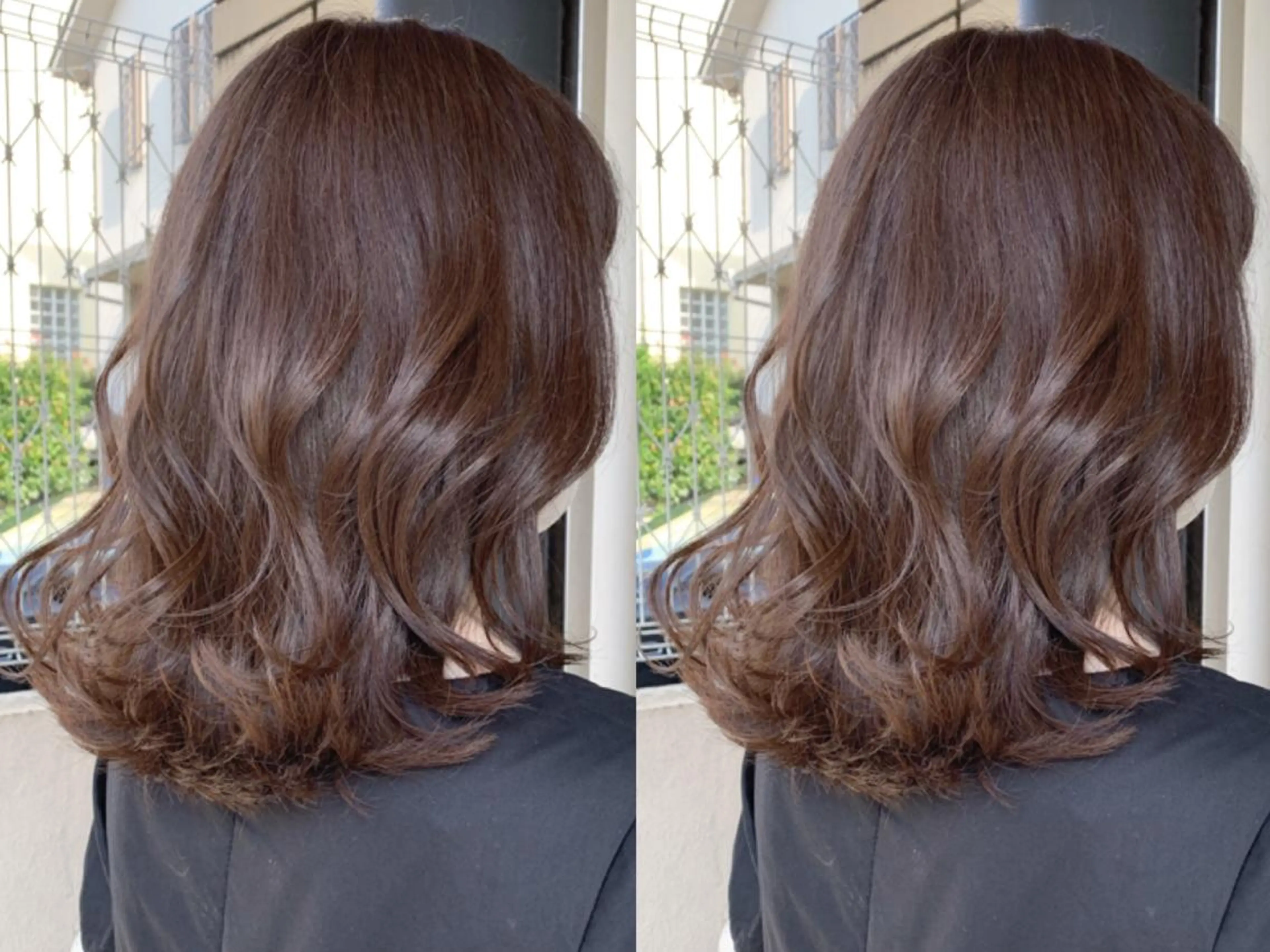 ミディアム カラー カット ヘアカラー トリートメント ヘッドスパ 透明感/オリーブ/ グレージュ/YUKAのヘアスタイル