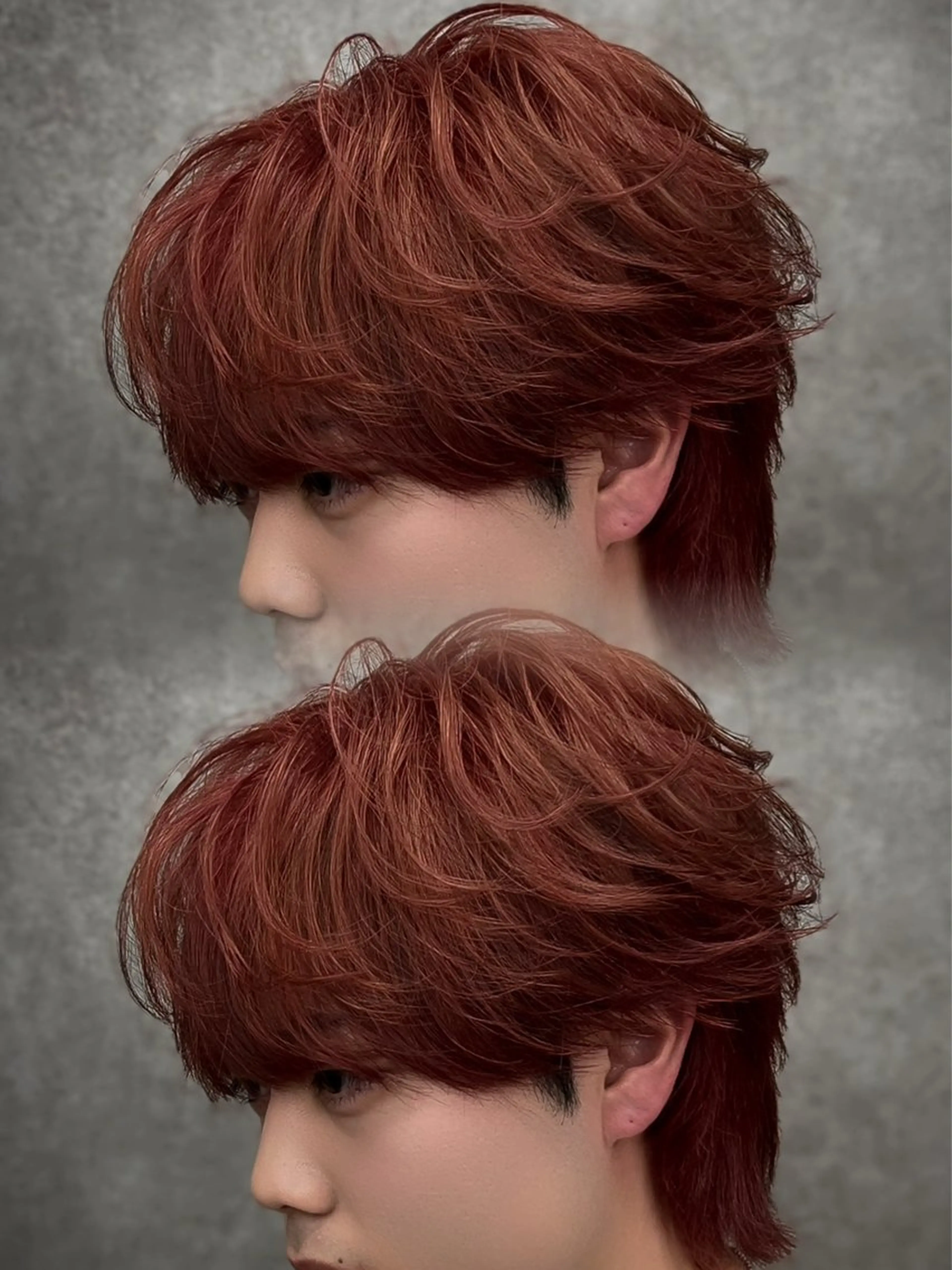 ショート カラー パーマ メンズ フェザーパーマ メンズパーマ ショートヘア メンズウルフ特化🐺 🔥長山耕大🔥のヘアスタイル