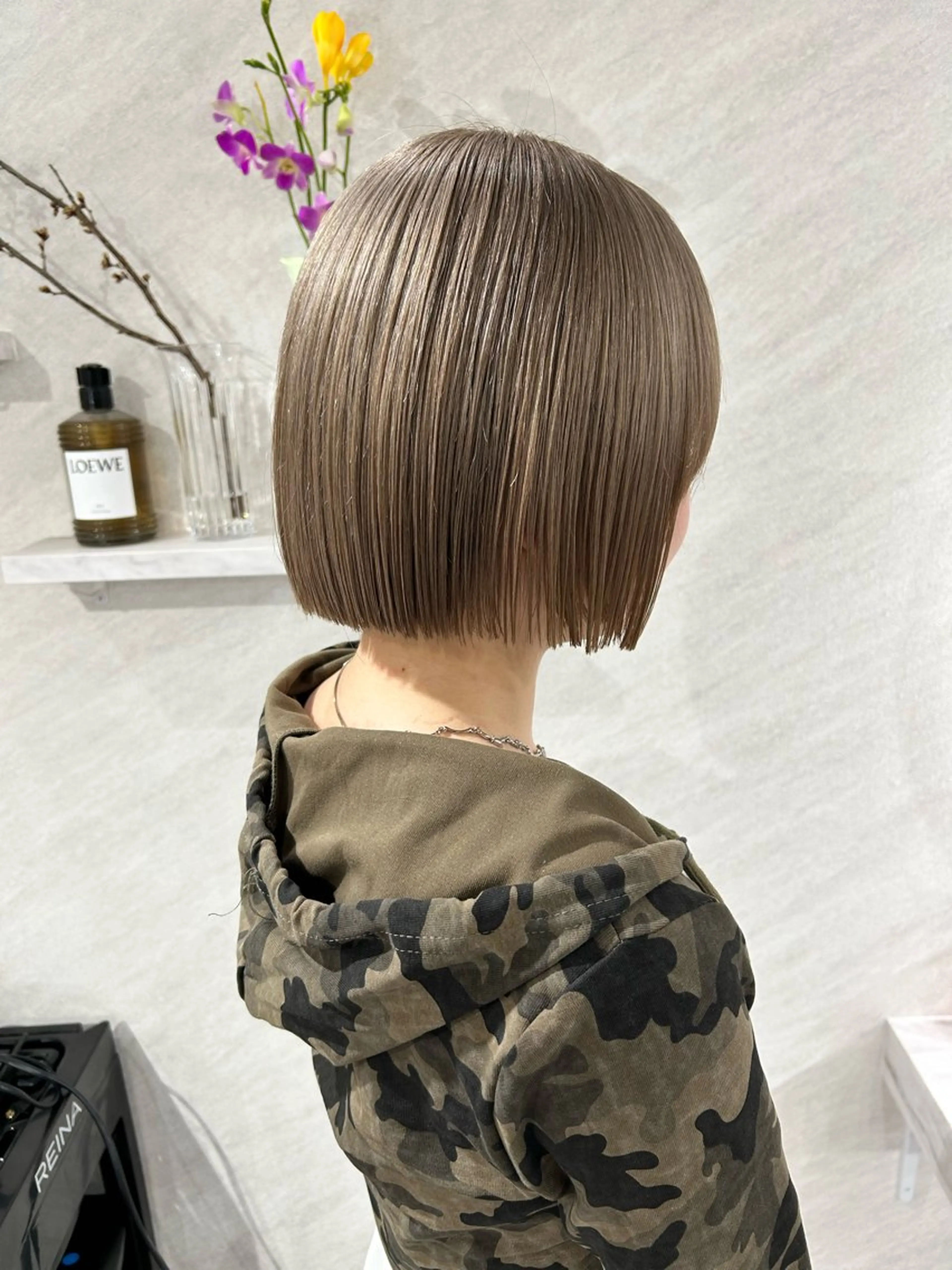 ショート カラー ヘアカラー トリートメント 髪質改善will hairdesignのヘアスタイル