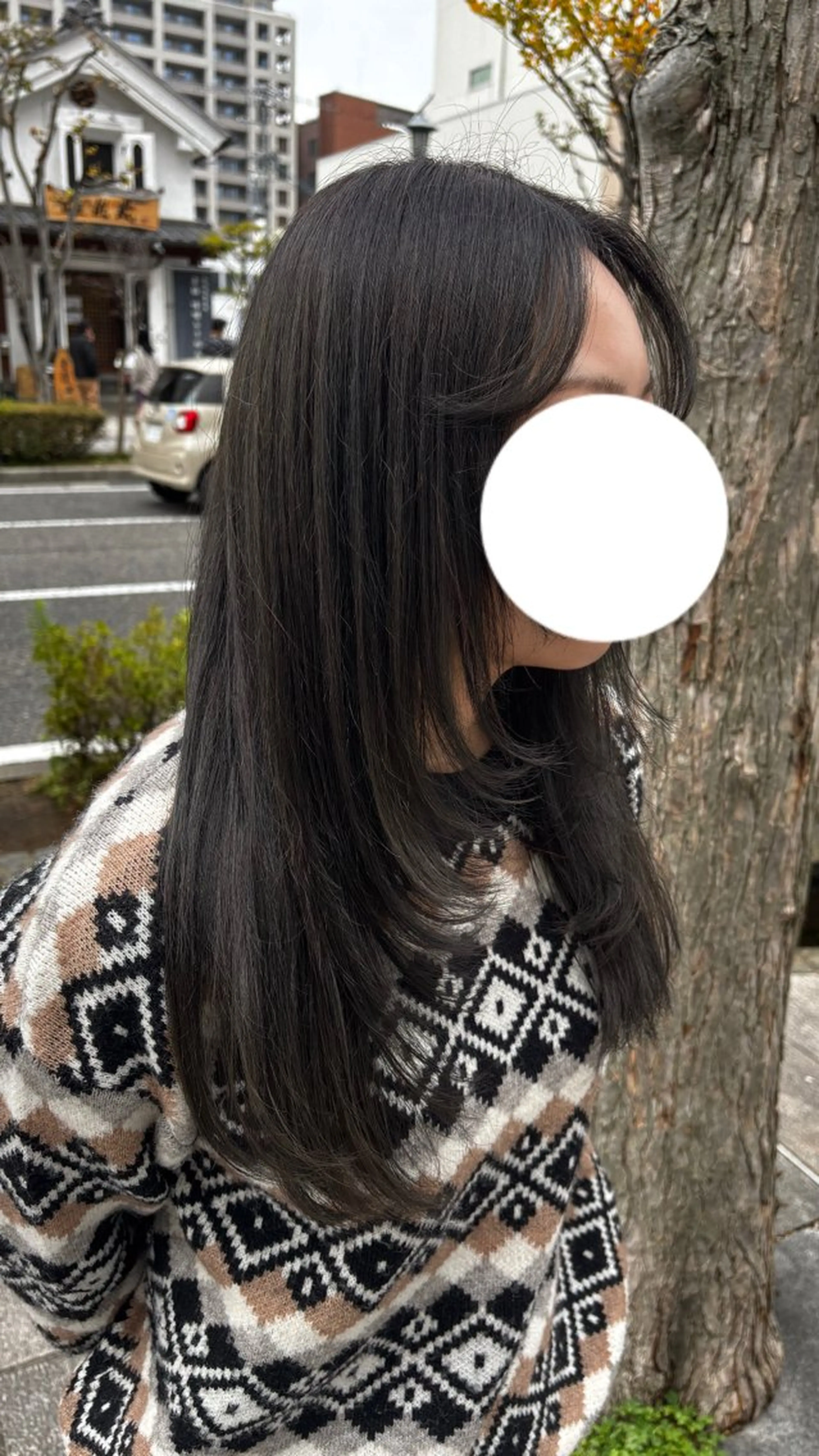 ロング カラー ブラウンカラー オリーブブラウン あすか/ 松本/モデル募集中のヘアスタイル