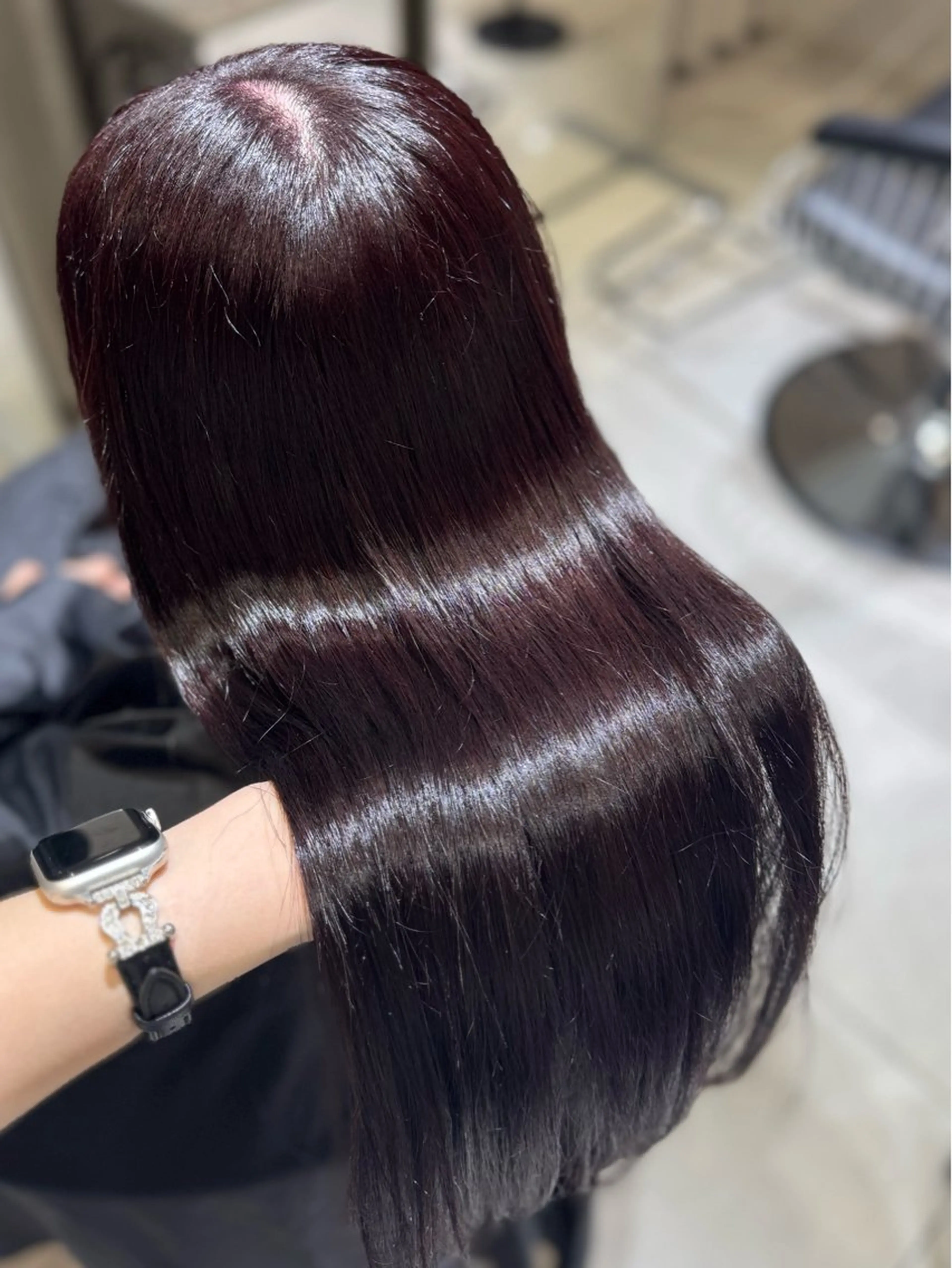 ロング カラー トリートメント ヘアカラー トリートメント 🐈‍⬛カチモリ/暖 色/𝐌𝐢𝐤𝐮のヘアスタイル