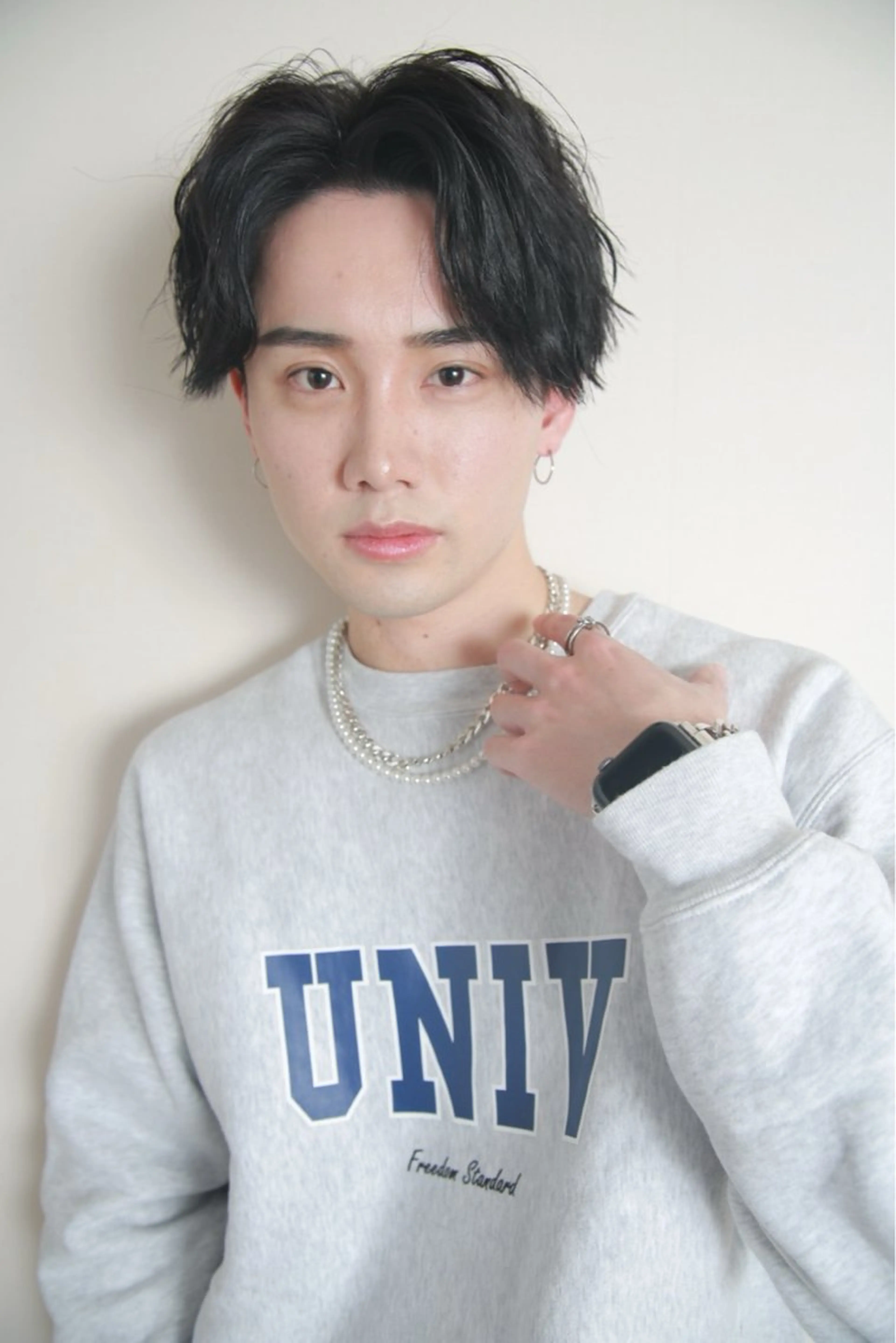 ミディアム メンズ モデル募集 神田梨世🪼のヘアスタイル
