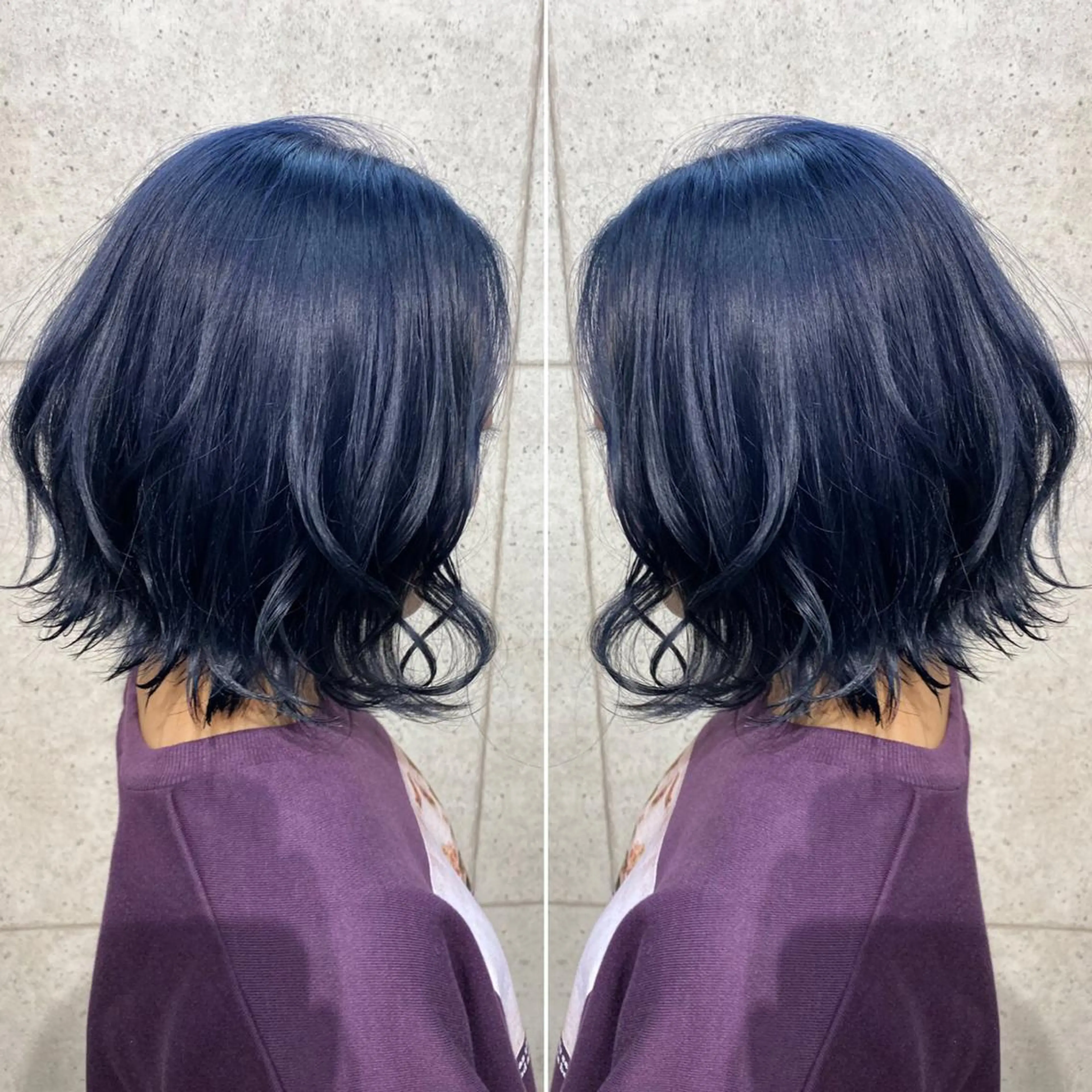 カラー ネイビーカラー 藤田 清志のヘアスタイル
