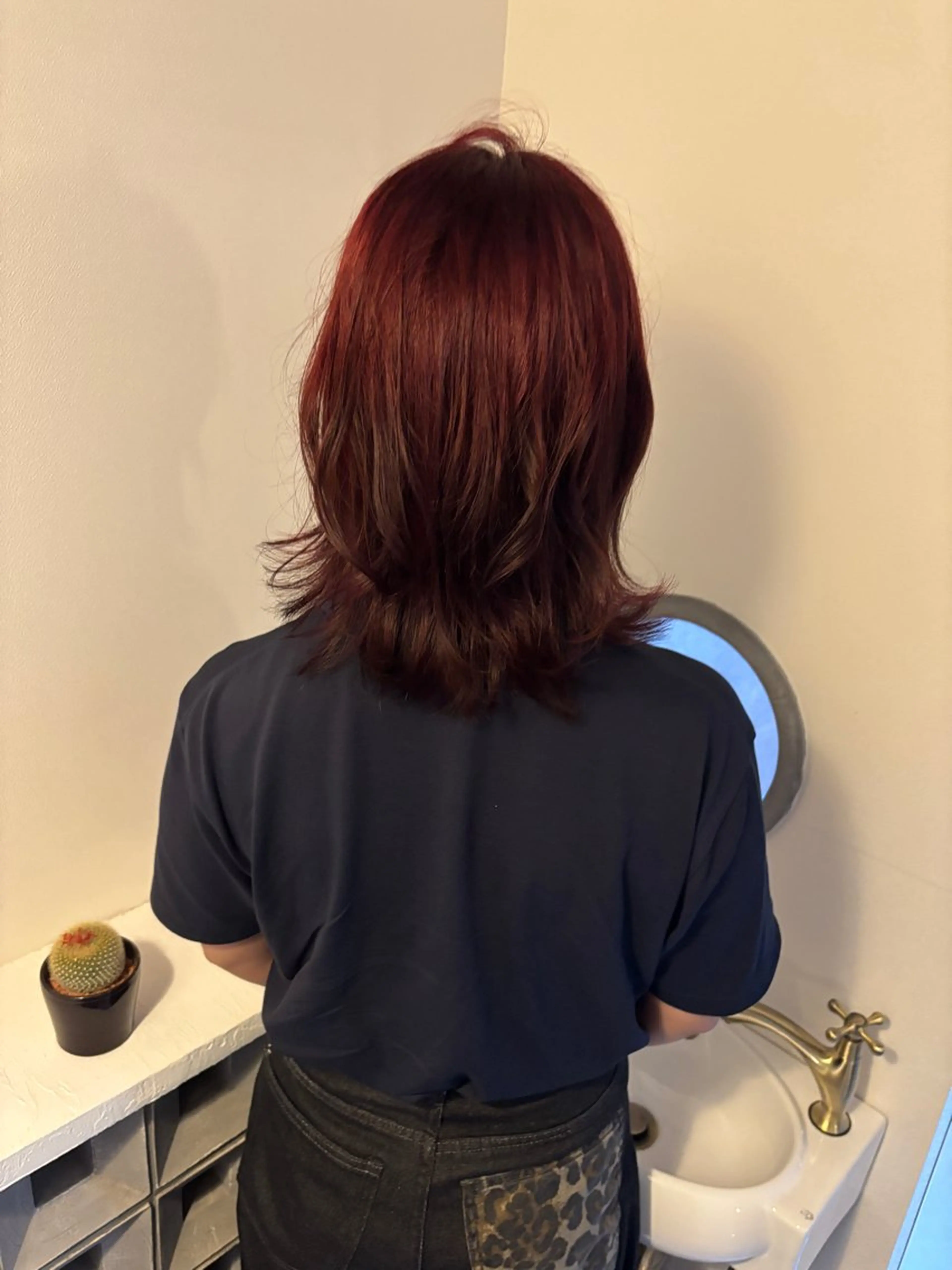 ミディアム カラー 大原颯隼/平成 /y2kのヘアスタイル