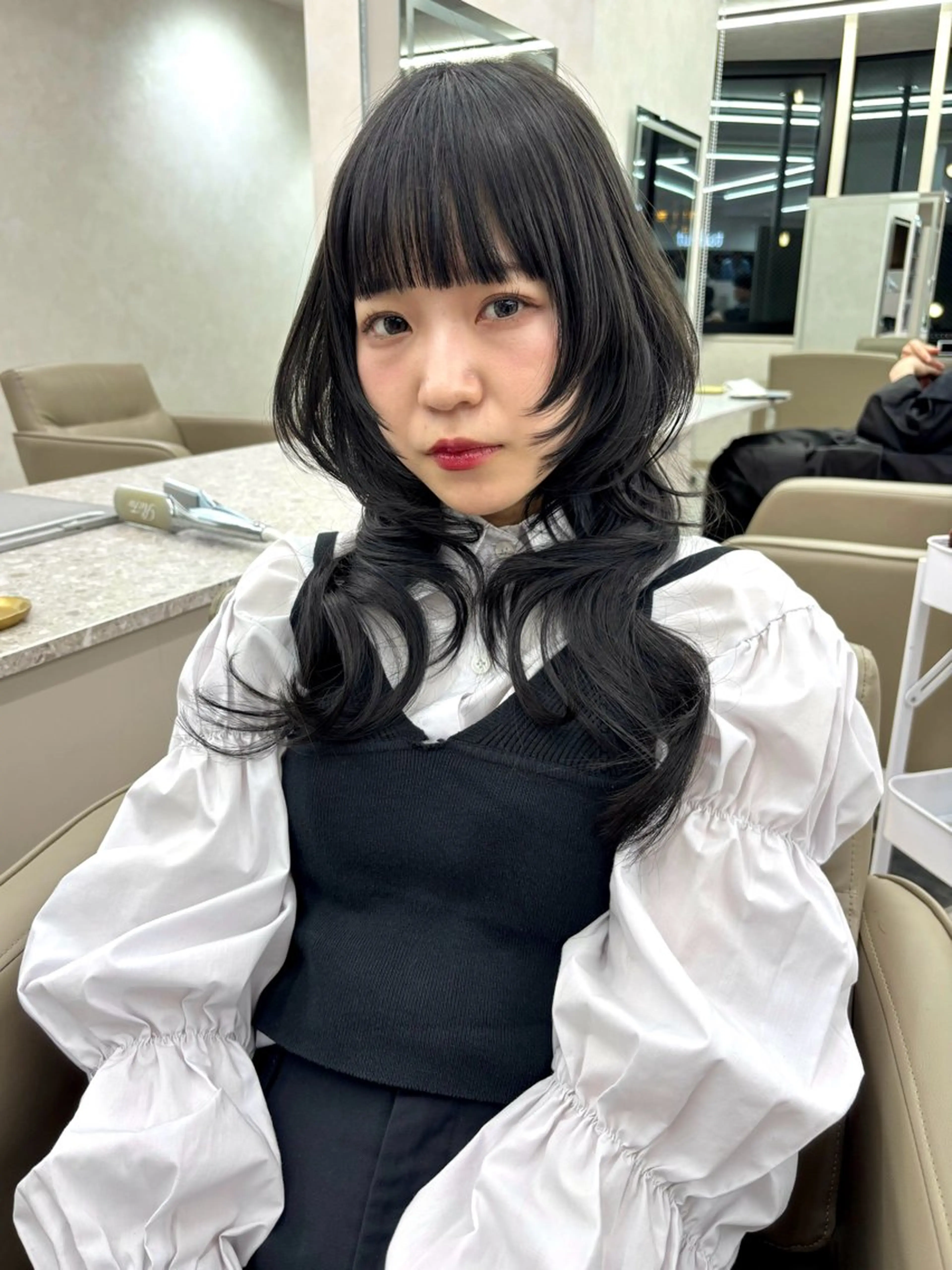 ロング カラー カット ヘアカラー トリートメント レイヤー/透明感 カラー💘akariのヘアスタイル