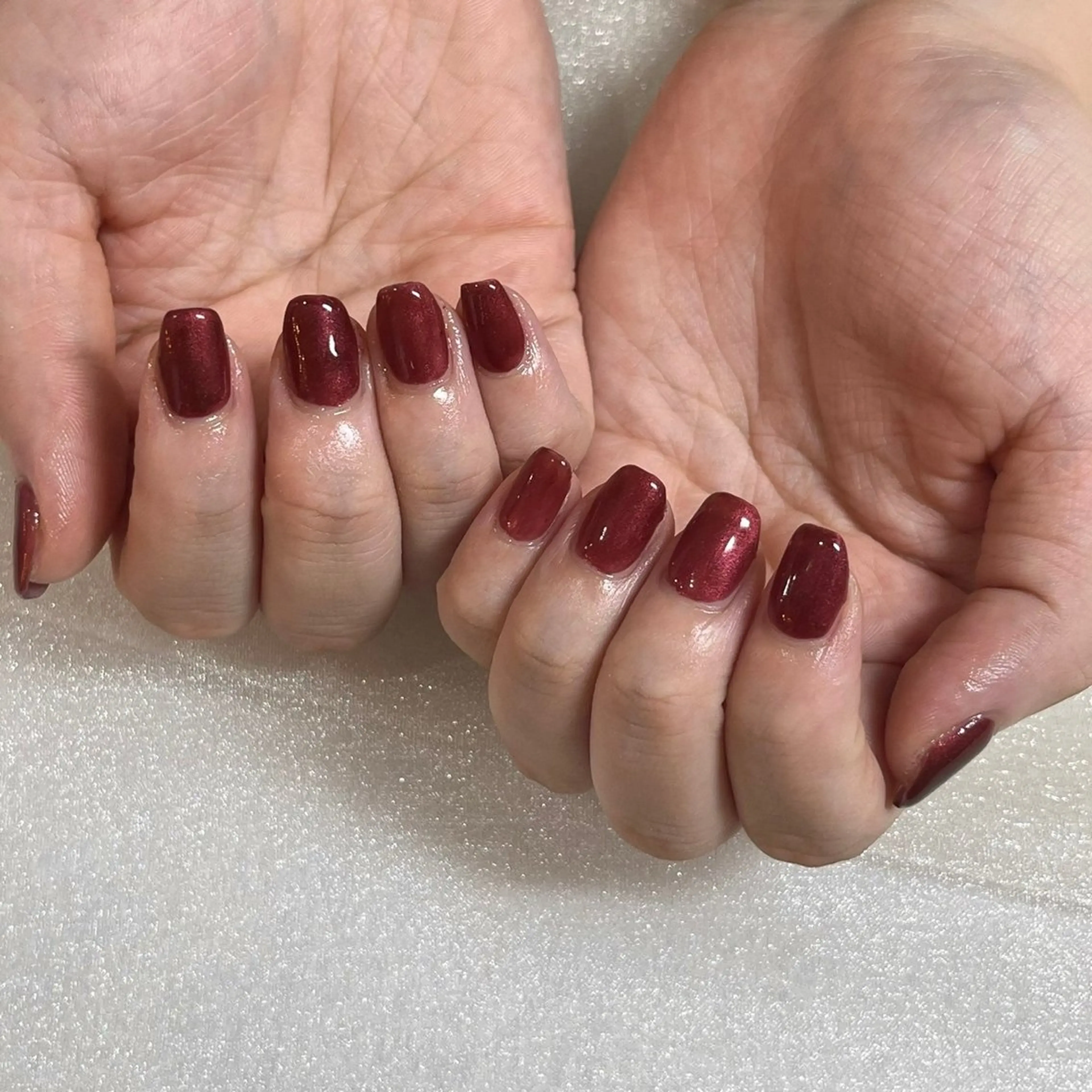 ネイル 長さ出し ジェルネイル ワンカラーネイル altino nailgardenのネイルデザイン