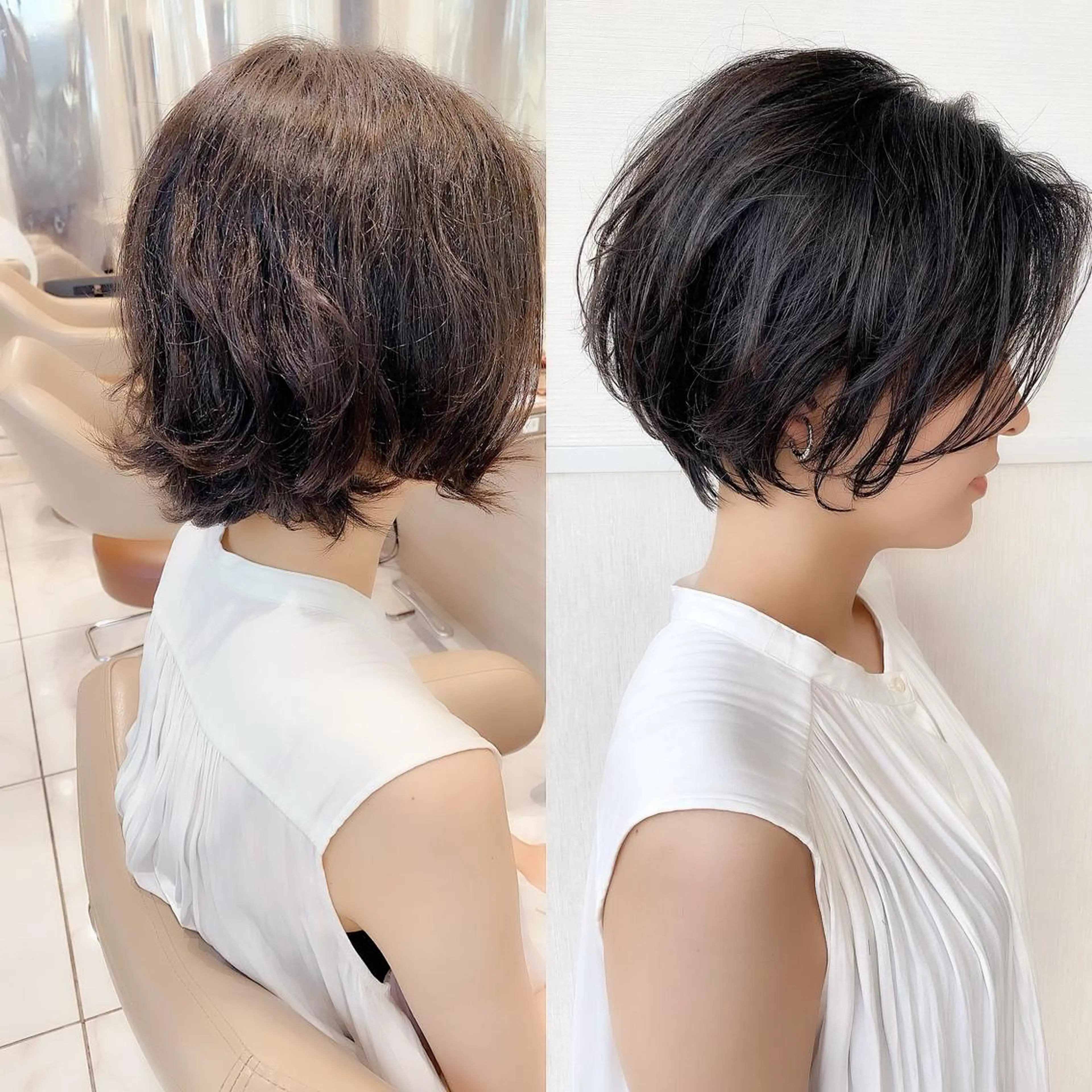 ショート 三鷹で1番ショート ボブをカットする新谷のヘアスタイル