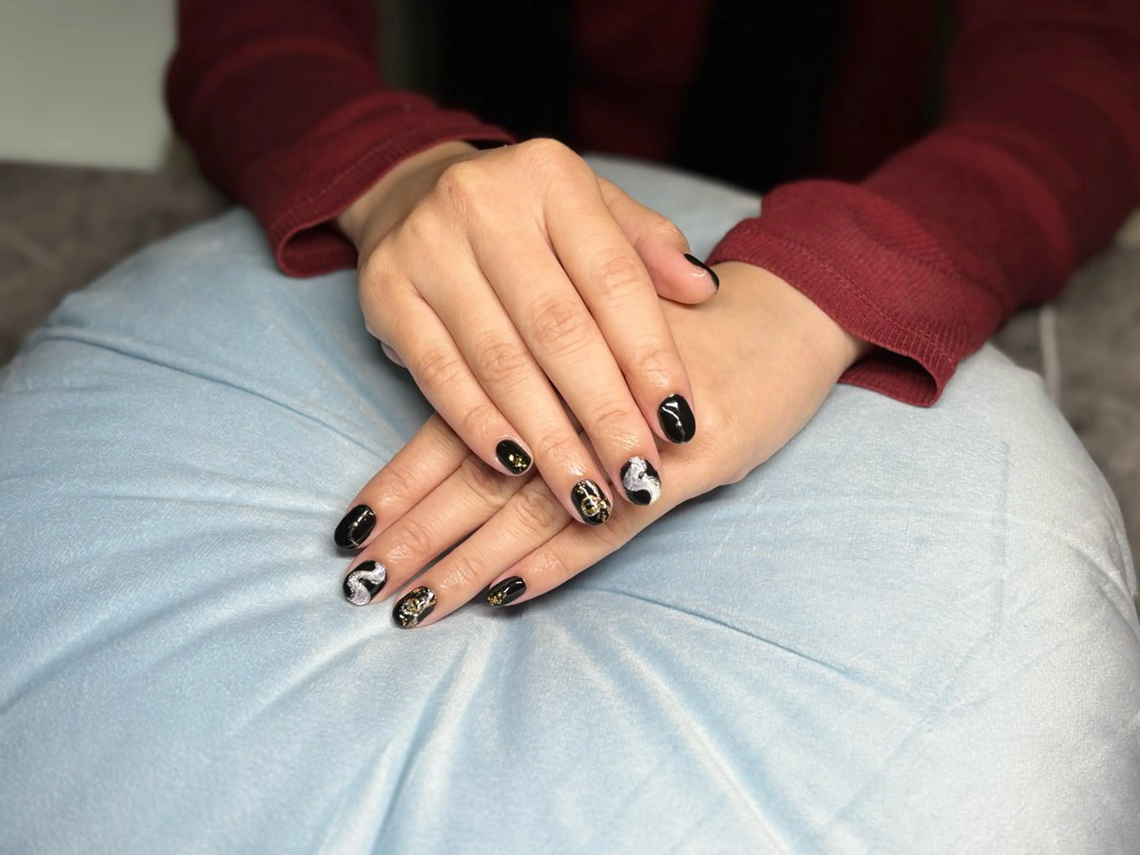 ネイル 成人式 ハンドネイル Re:am AYUのネイルデザイン