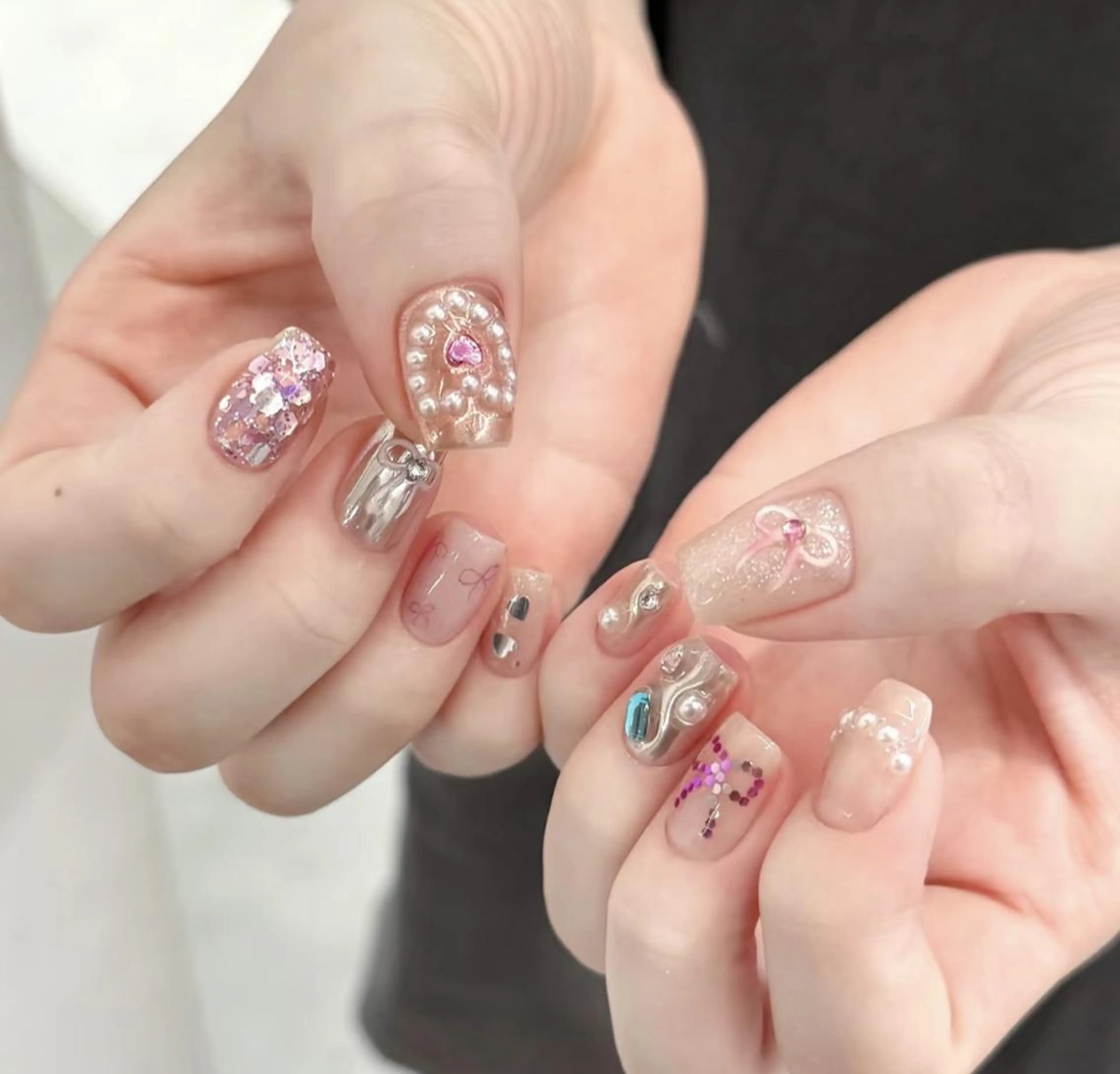 ネイル ハンドネイル By moonネイル 🌷ワンホン/韓国風のネイルデザイン