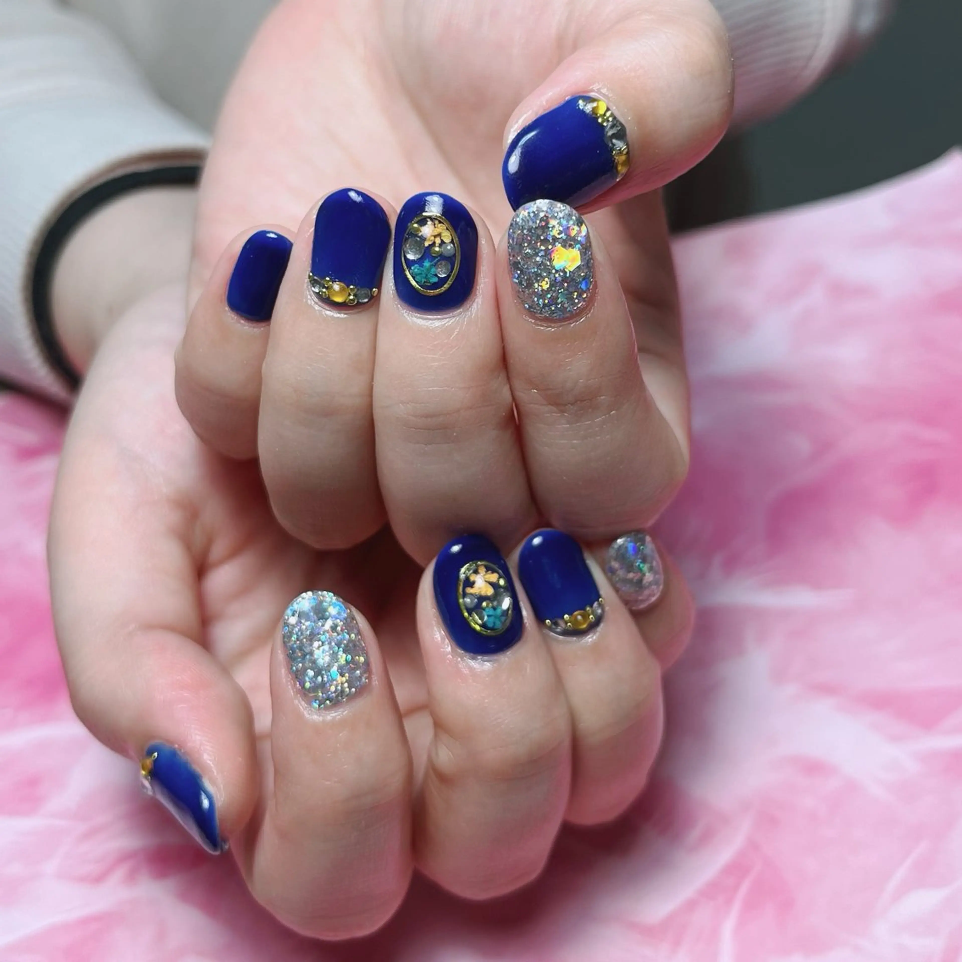 ショート ハンドネイル hs nail salonのネイルデザイン