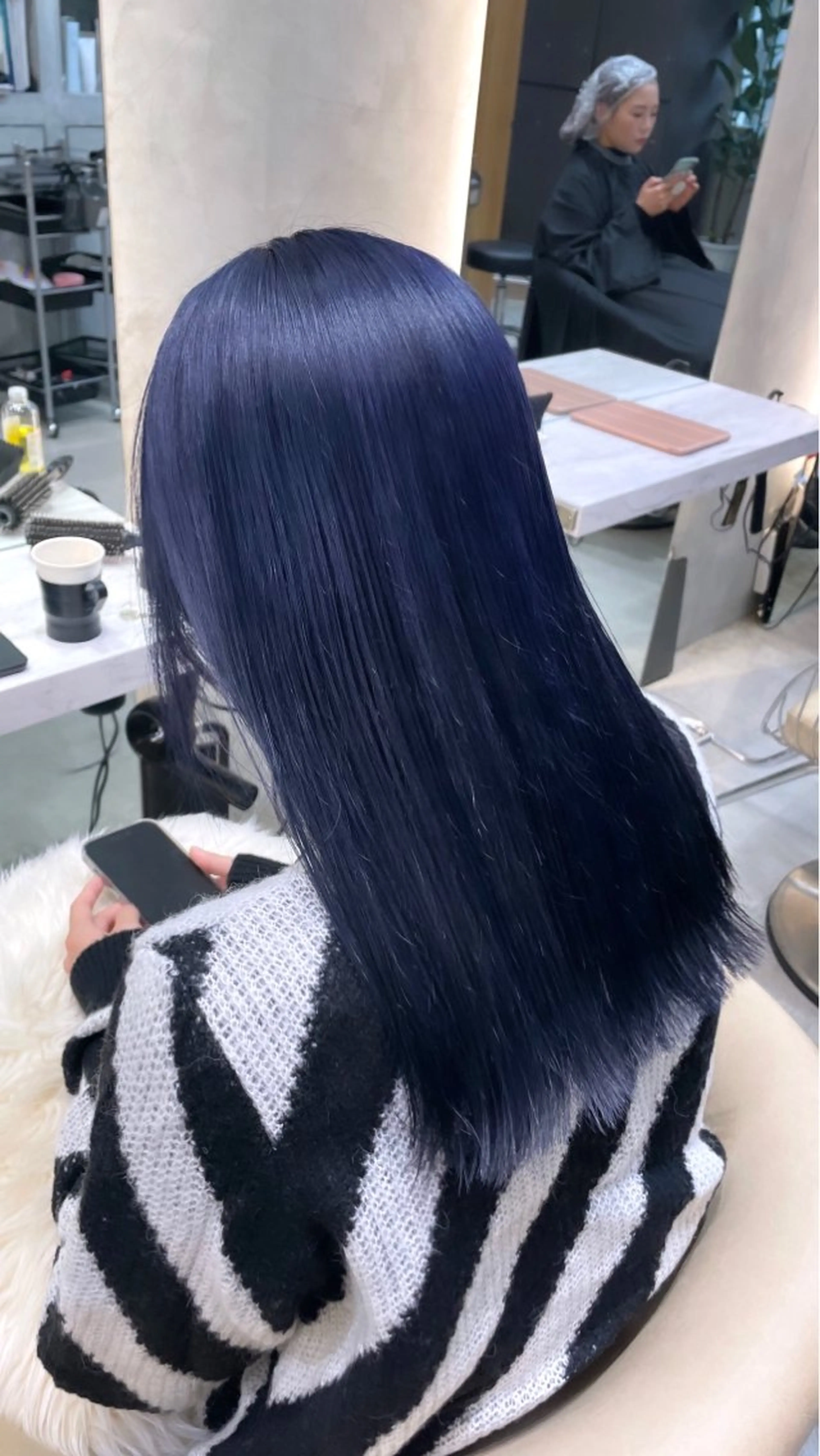 ロング カラー ハイトーンカラー 宮嶋 蓮のヘアスタイル