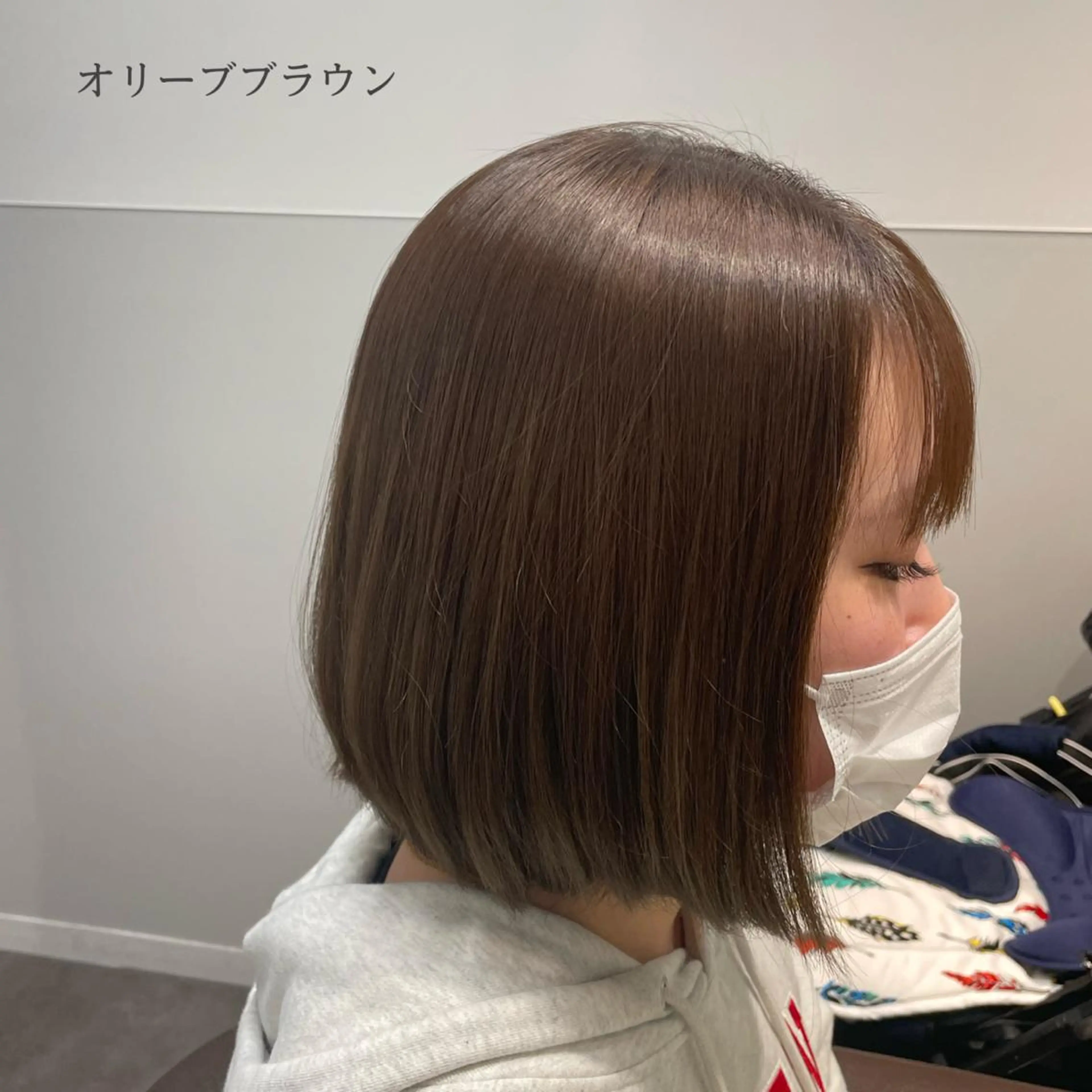ミディアム カラー SAKI ☺︎のヘアスタイル