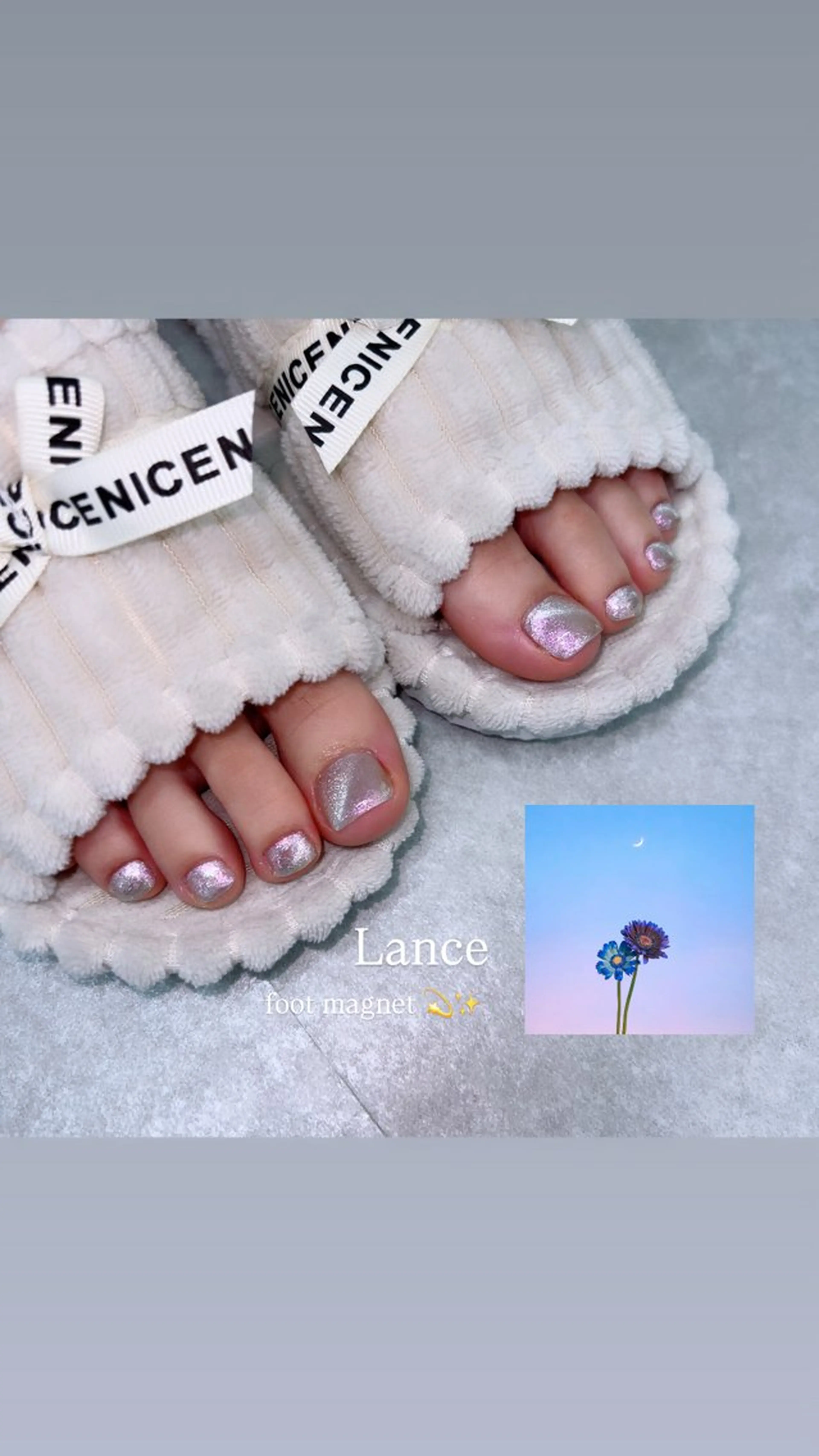 ネイル フットネイル 京橋Lance Nail🫧RIKOのネイルデザイン