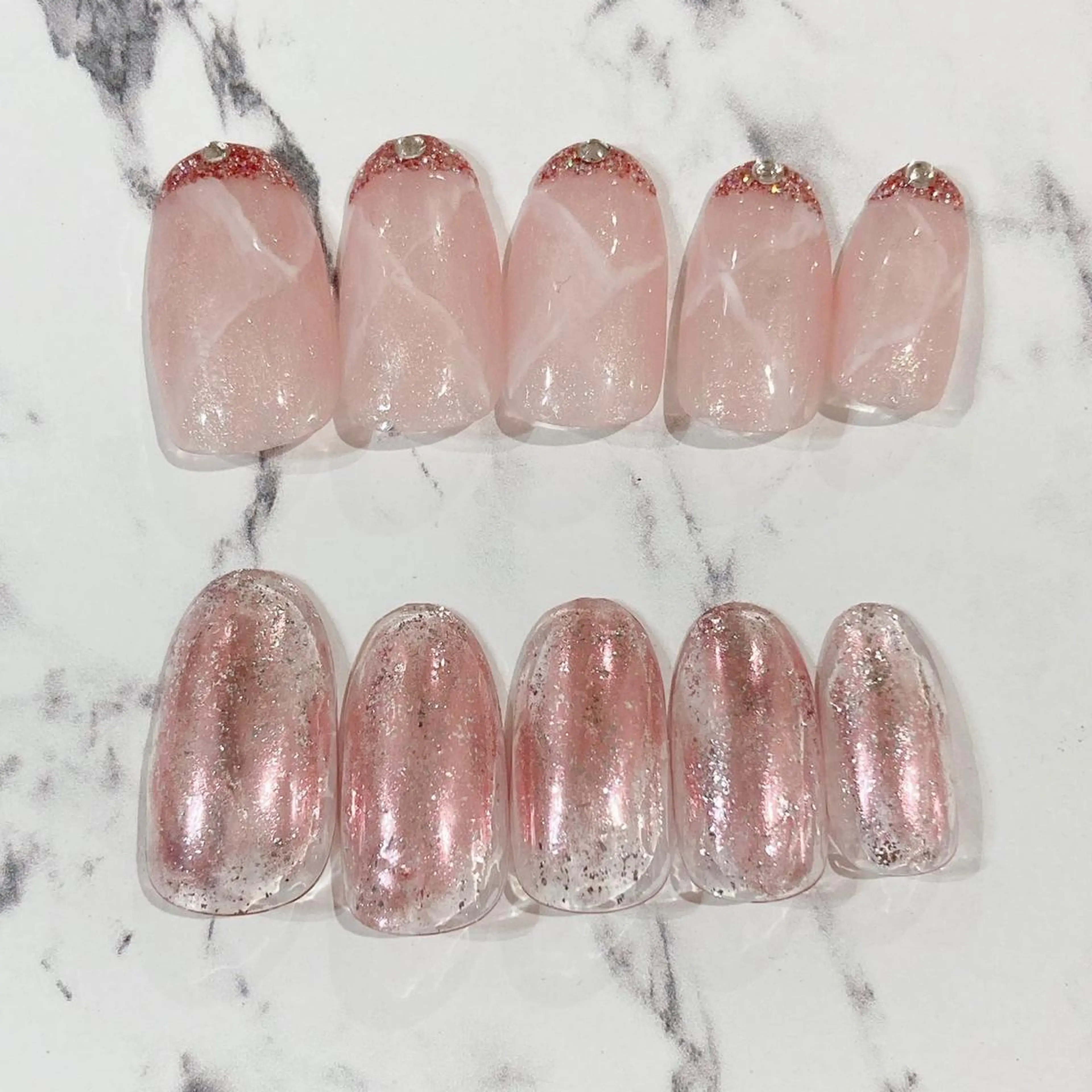 ミディアム カラー パーマ ヘアアレンジ メンズ キッズ ネイル マツエク・マツパ アイブロウ ジェルネイル キラキラネイル パラジェル 夏ネイル ハンドネイル Salon Ｋのネイルデザイン